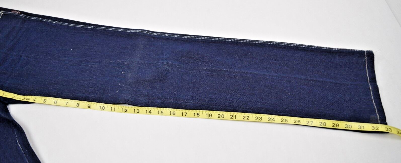Vintage Jordache Jeans 28 x 33 70s Blue Wash White Stitch Straight Leg Made USA