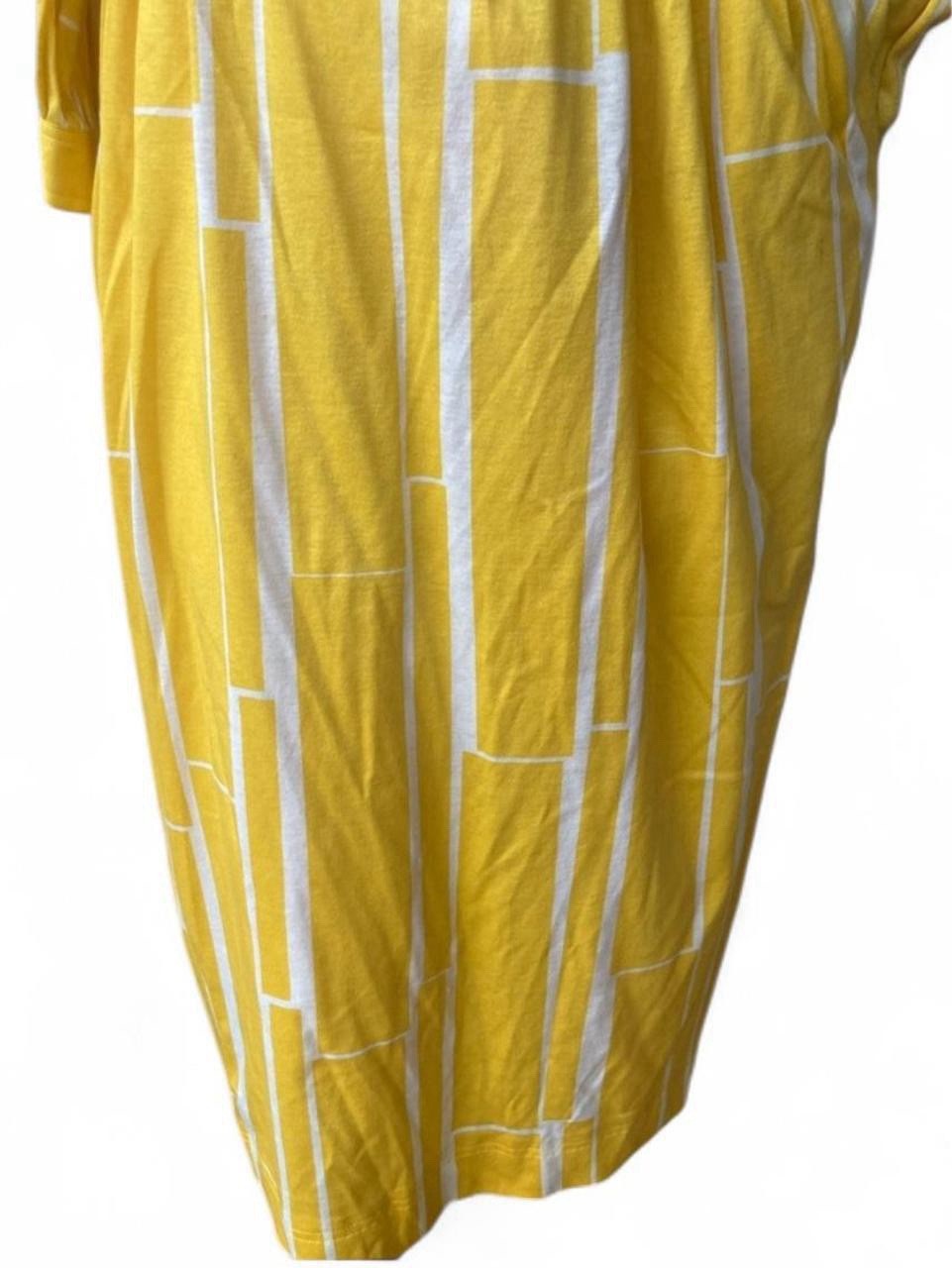 Vintage 70s/80s Jaeger London Yellow Skirt, Blouse Set W/Pockets Size 14