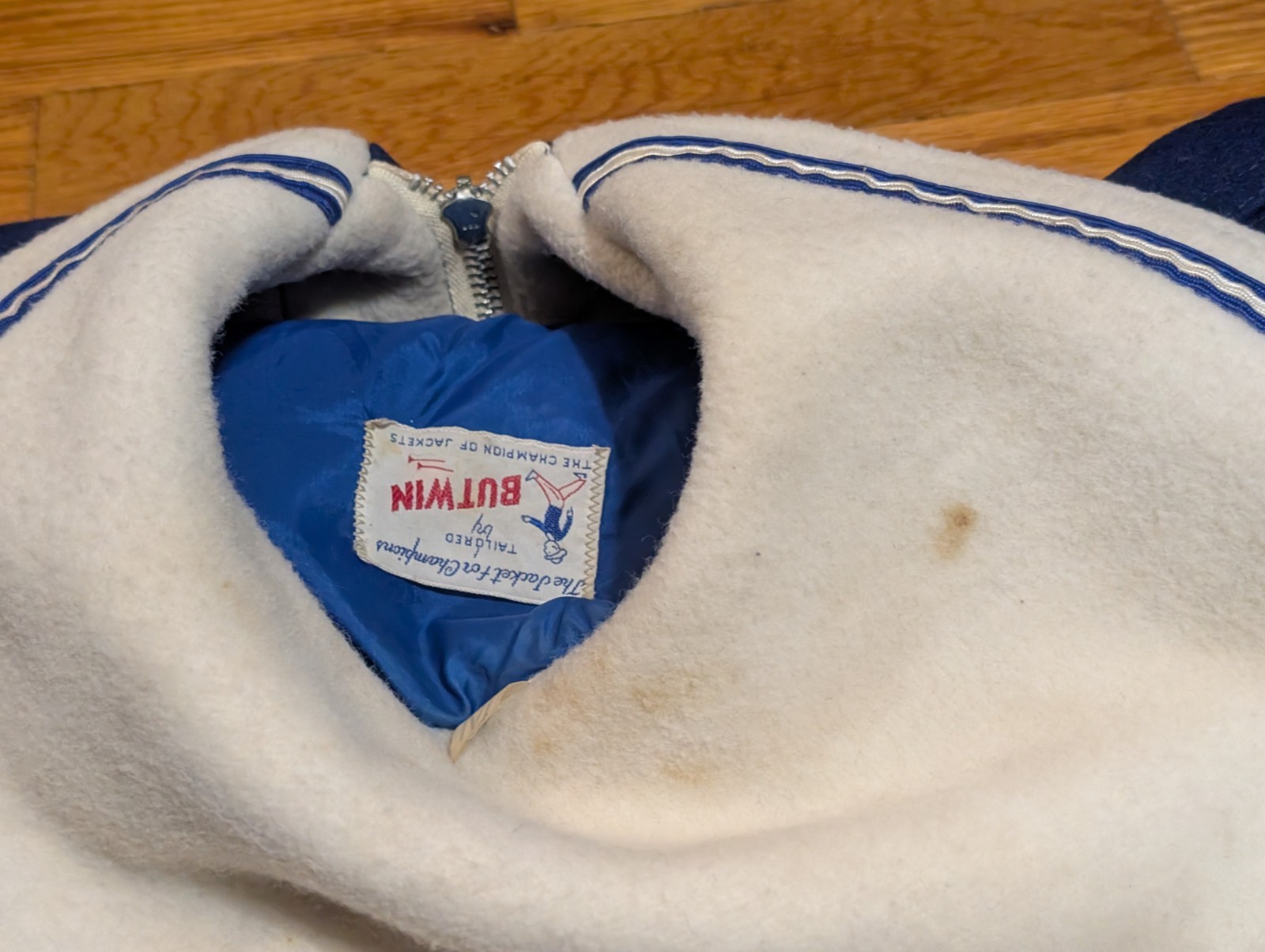Vintage Butwin Varsity Jacket – Women’s Medium Coat – 1980 Oklahoma Champs Patch