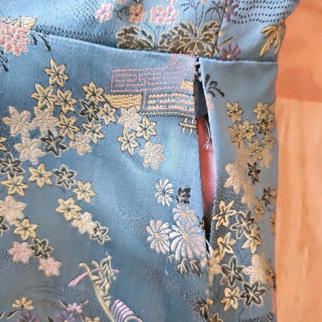TRUE Vtg 30s VOGUE Quilted Silk Asian/Japanese Dressing Gown Robe COUTURIER DESI