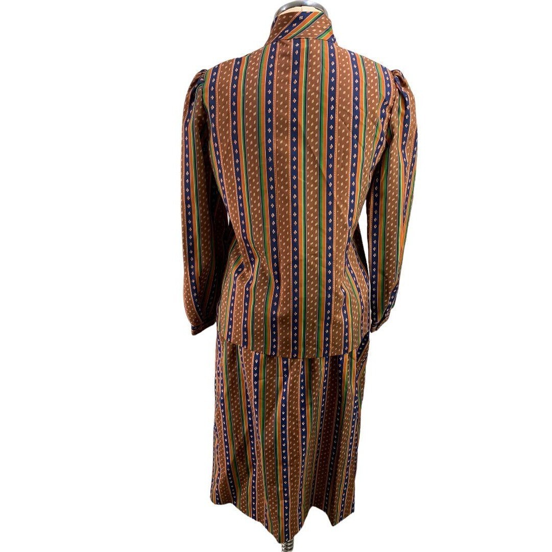 10/12 Petite The Wyndham Collection Women’s Skirt and Blouse Vintage 1980s
