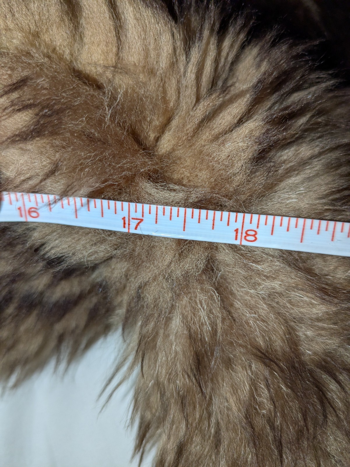 Vtg Ardney Genuine Suede Lamb Shearling Long Pile Wool Puffer Bomber Size 12 Tan
