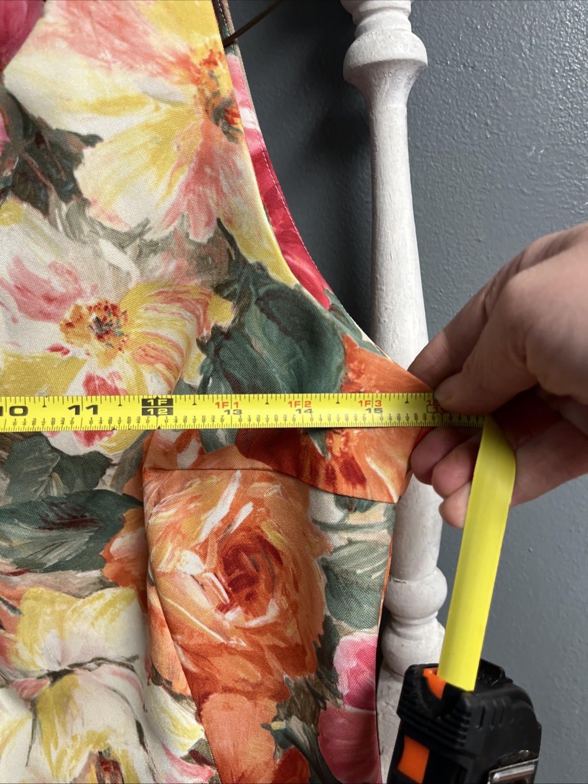 Wrapper 1960s Midi Cocktail Dress Women’s 5/6 XS / SM Floral Mid Century USA VTG