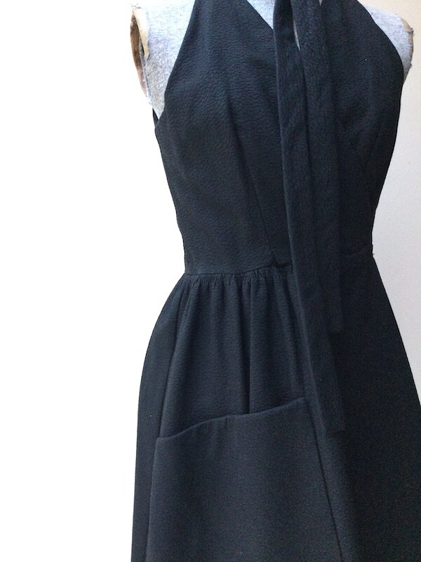 Vintage 1960’s Geoffrey Beene Plisse Halter Dress