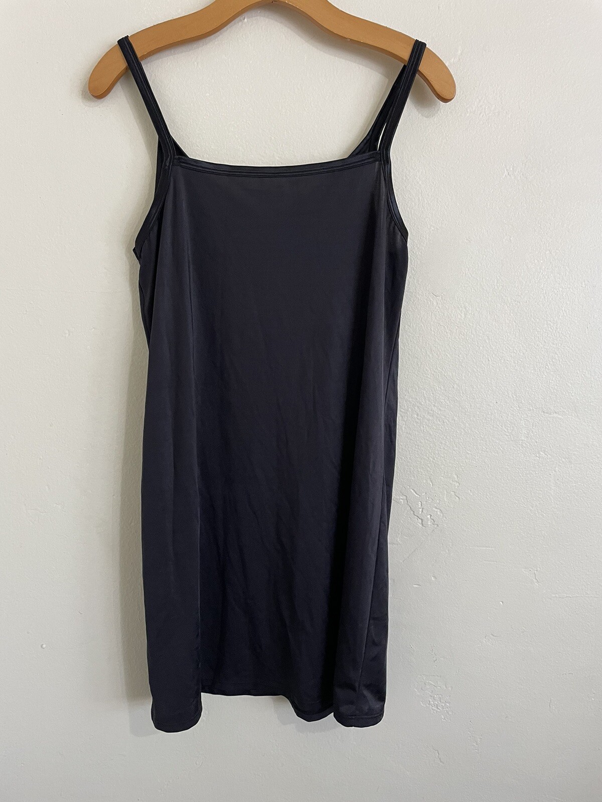 Vintage VANITY FAIR Black Full Slip Size 18″ 36/42 Style 10-158 Lingerie Nightie