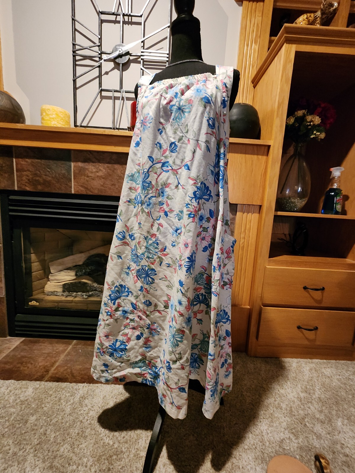 Vintage Cotton /Polyester by Mistra SIZE 38 Full Dress Sun Dress
