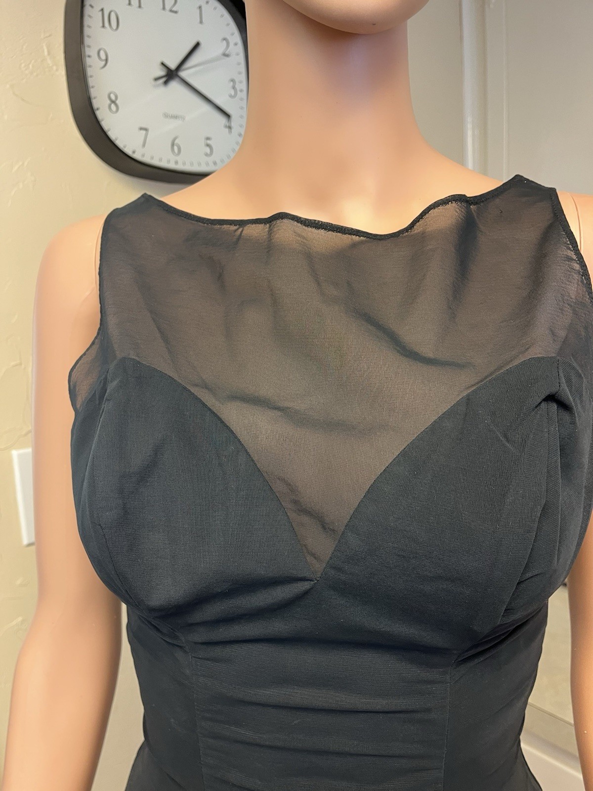 Vtg Rose Marie Reid Swimsuit/Sz 12-34/ Very Tiny/Navy/50s-60s