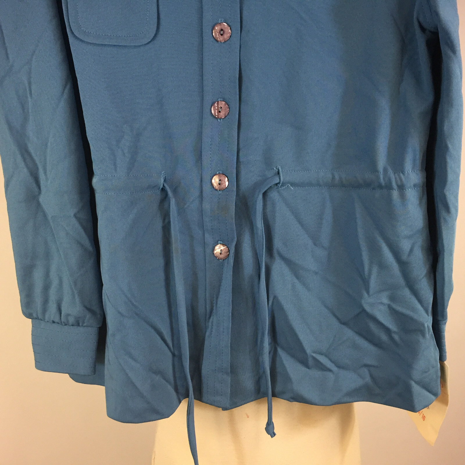 NOS Deadstock Vintage 70s 80s Fairfield Zio Two Piece Jump Suit Pants Shirt Jack