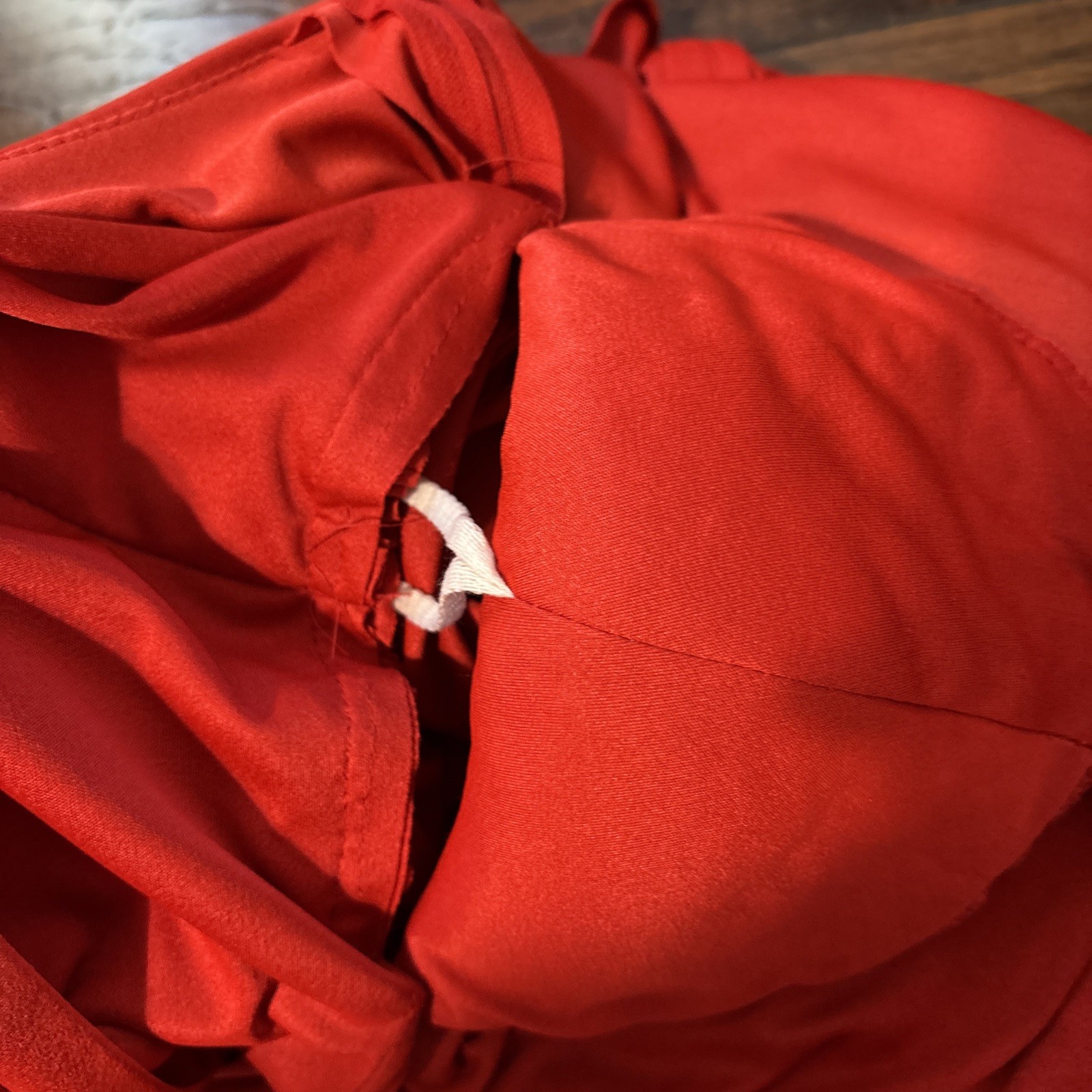 Rare Vintage Claralura Original Circa 1980’s Red Dress Size 12 Small Flaw
