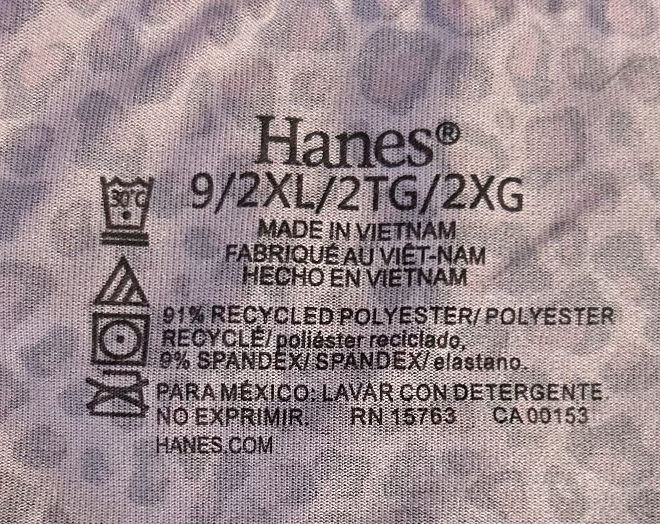Lot of 2 Hanes Cheetah Silky Soft Nylon Panties Womens 9/2XL NOS