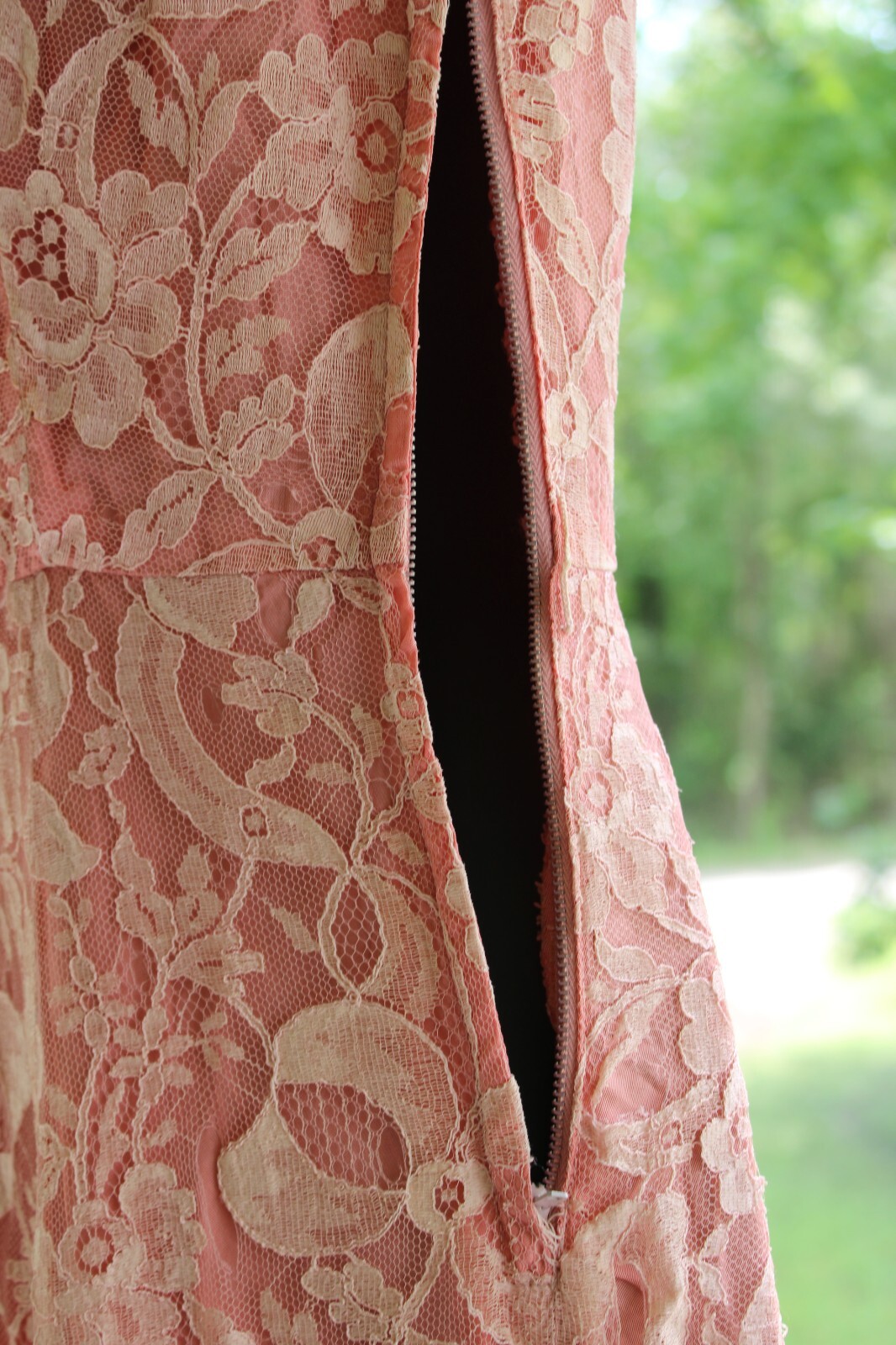 ALL LACE & TAFFITA FULL LENGTH DRESS TAGGED LADIES INTERNATIONAL Workers UNION