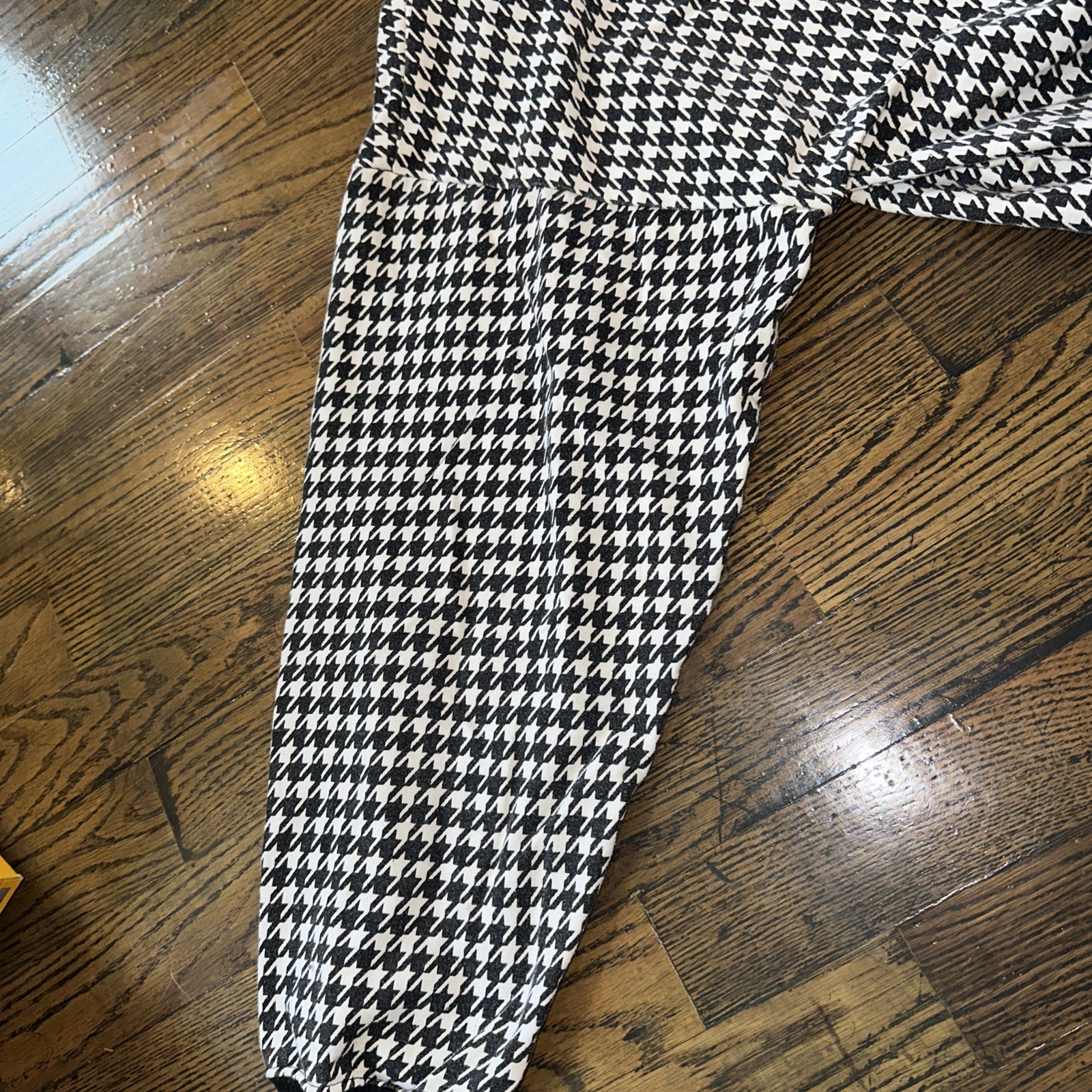 Vtg Marcy ‘N Me II~By Patrick Lee Scotty Dog~Houndstooth Top~large