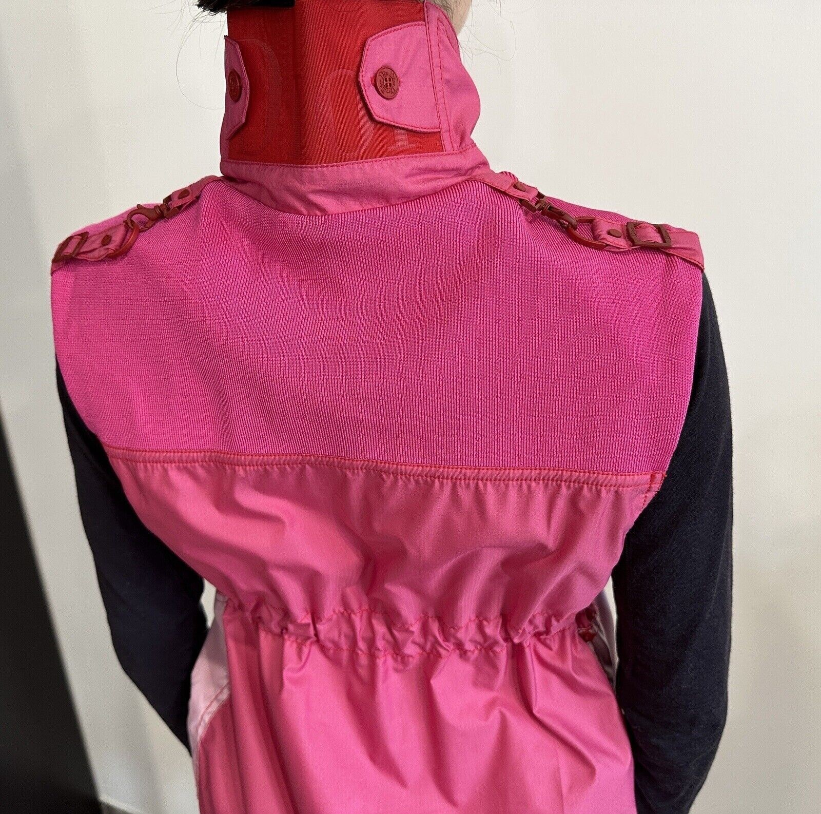 DDP Vintage Christian Dior Boutique Y2K Parachute Women Zip Vest Archive sz US8