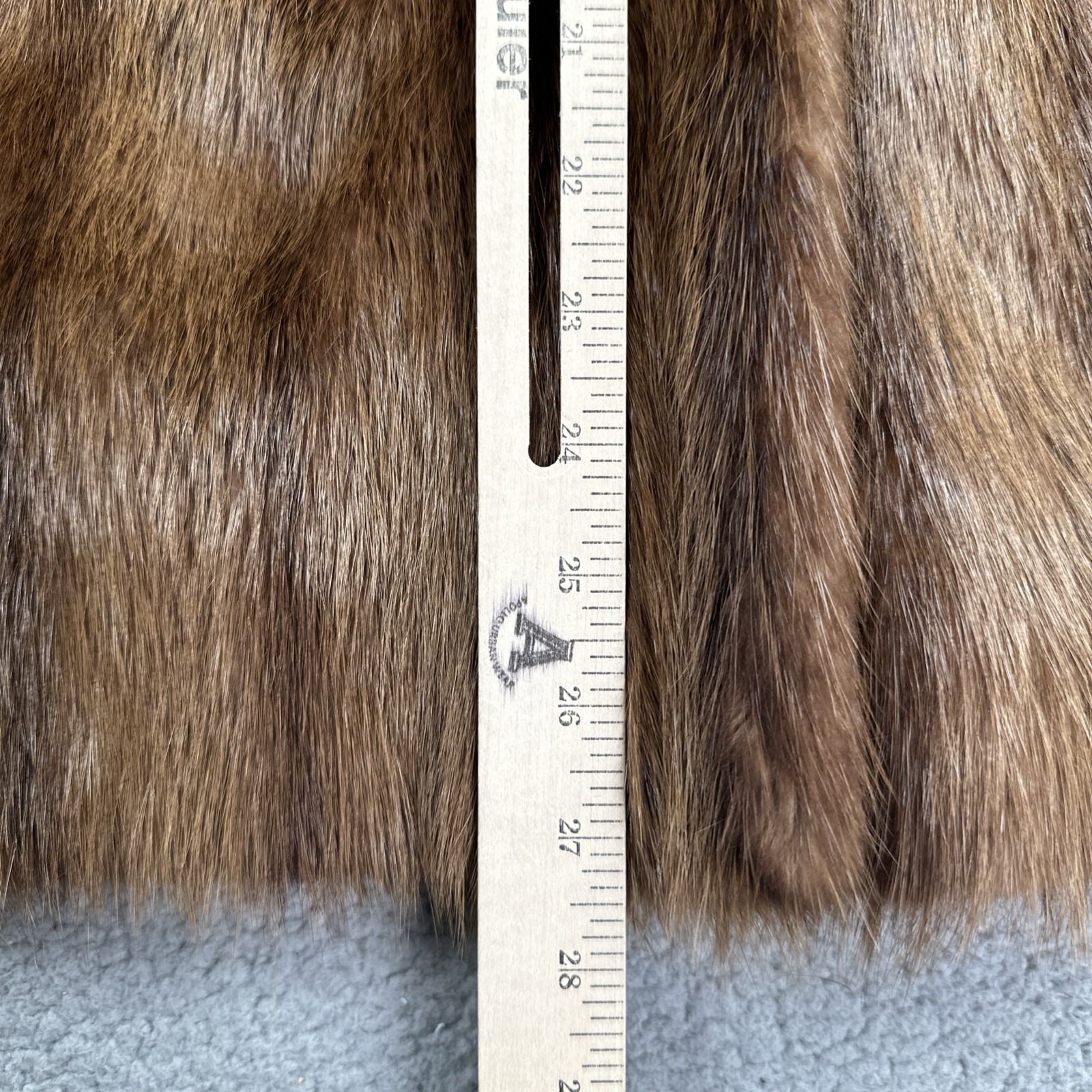 VTG 60s Furs by Conson Mink Stroller Coat Toronto & Sarnia Lined Inner Pocket