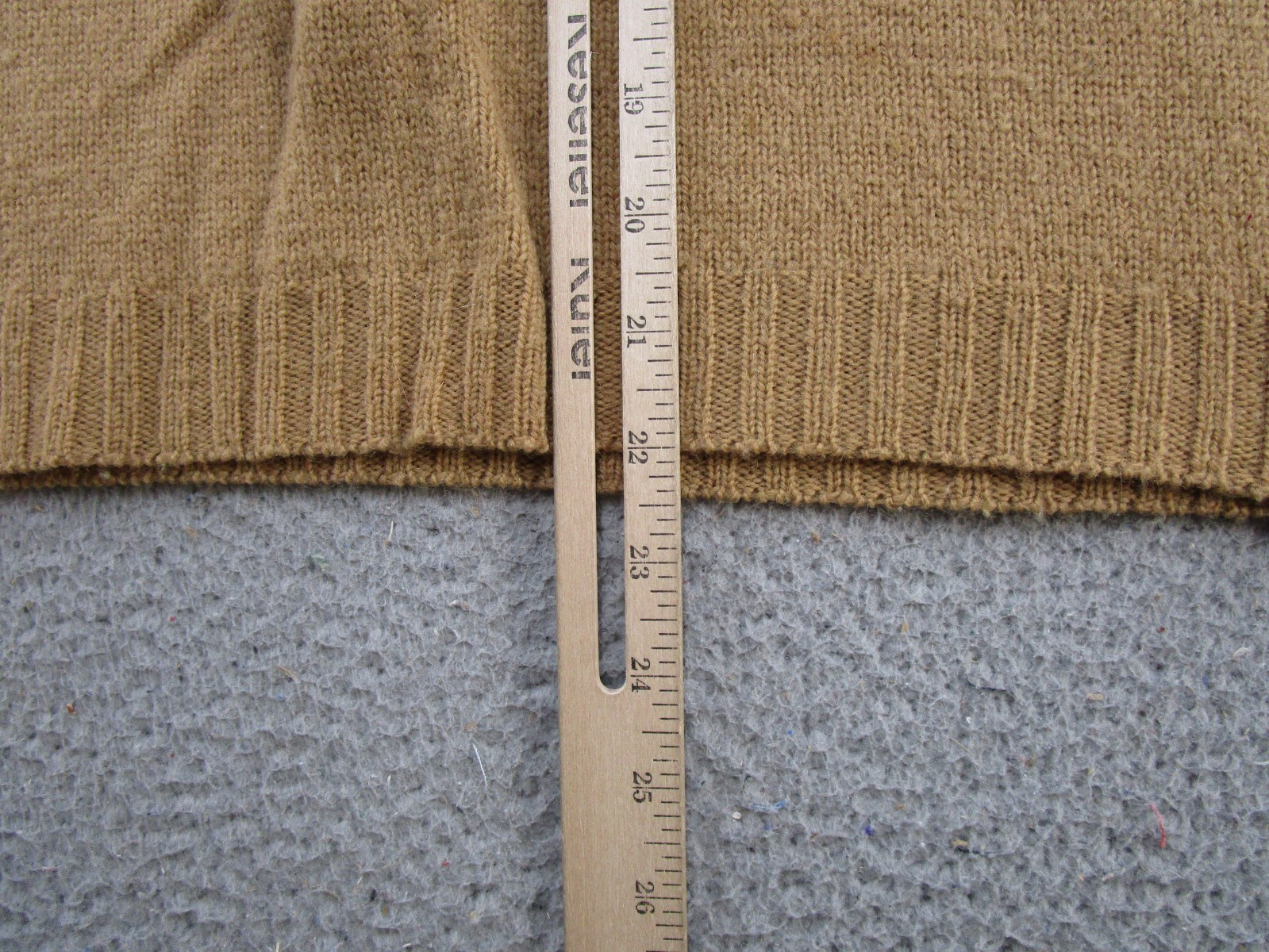 Vintage 70s 80s Penney’s 100% Wool Pullover Sweater Size 38 Brown Preppy Retro
