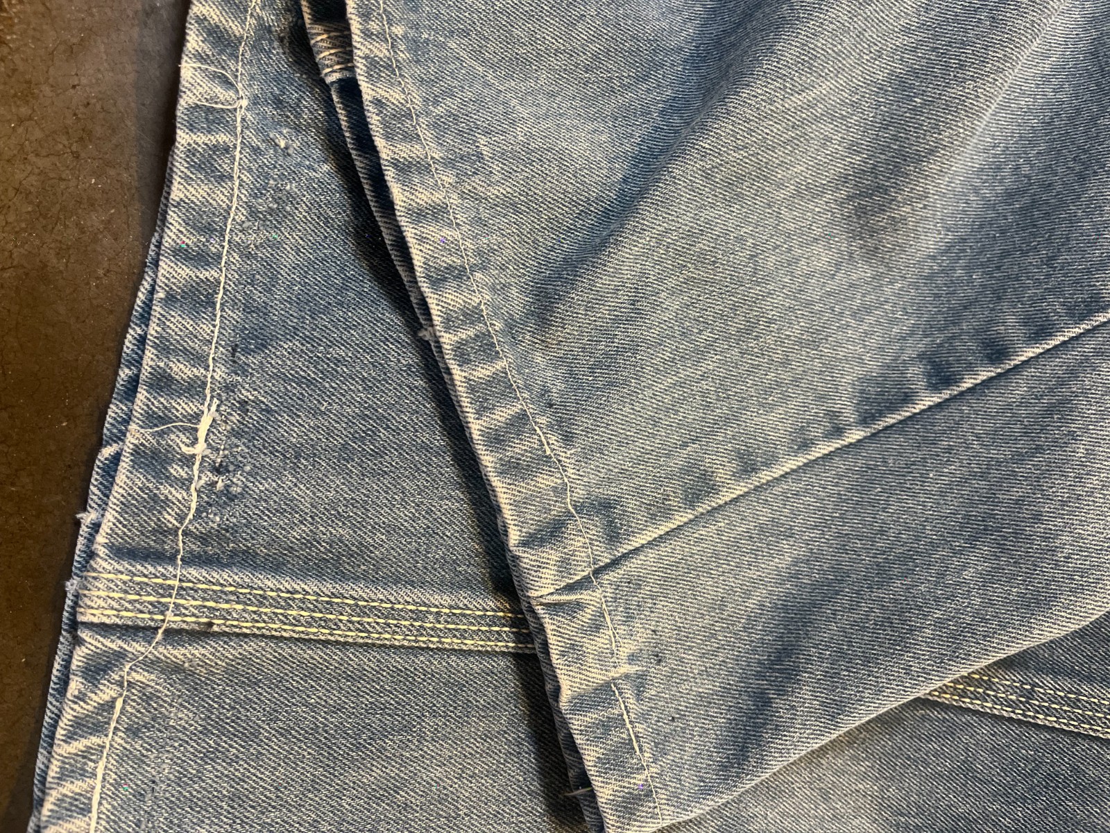 Vintage RARE Brittania Banana Cherub Denim Overalls Medium (S?) Hong Kong