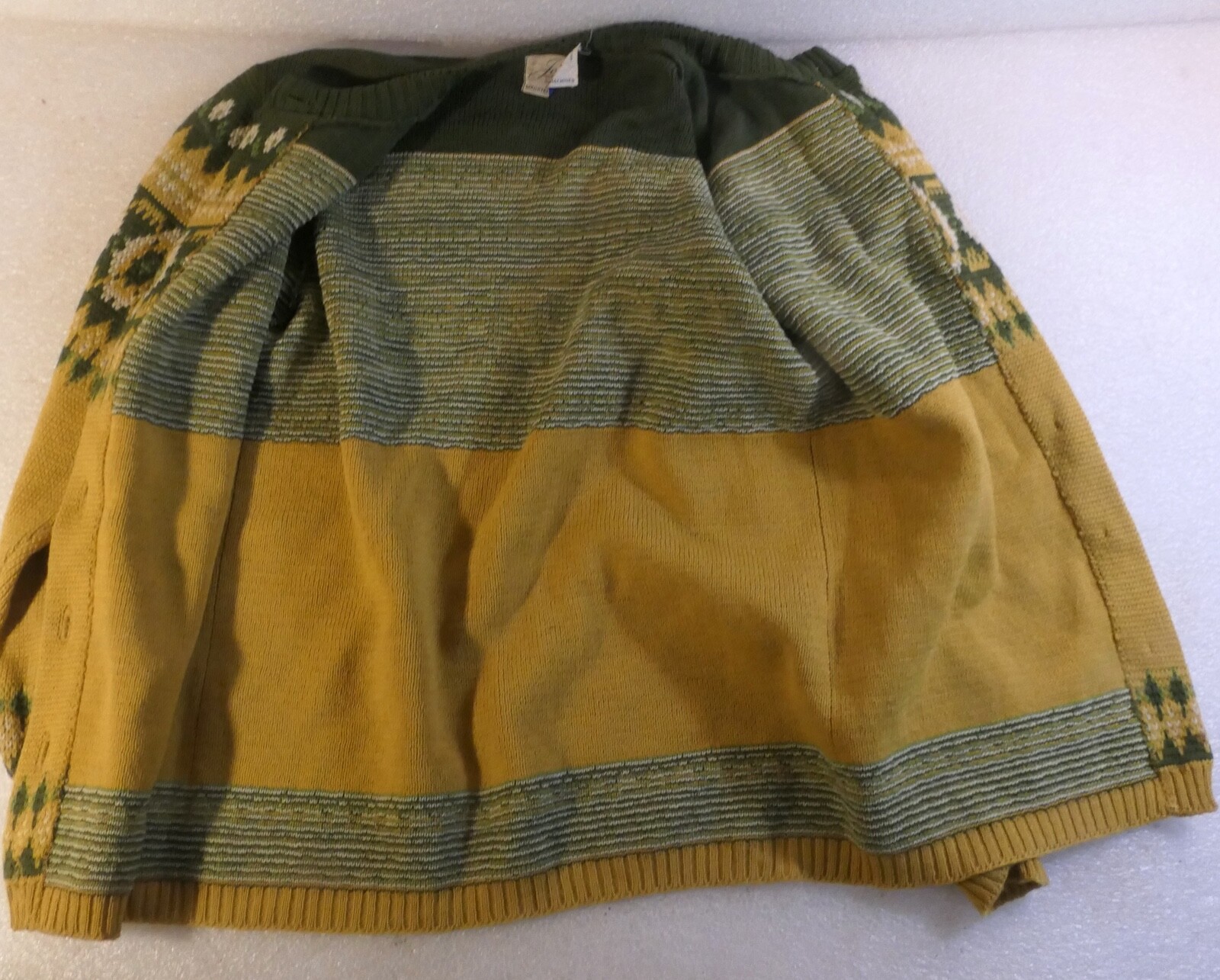 VINTAGE ALPINE DESIGN SKI WEAR JERSILD SWISS MACHINES SWEATER WISCONSIN