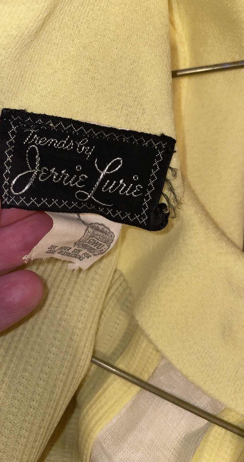 Vintage Jerrie Laurie Yellow Belted Maxie Dress Women’s Size 8 Sleeveless, USA