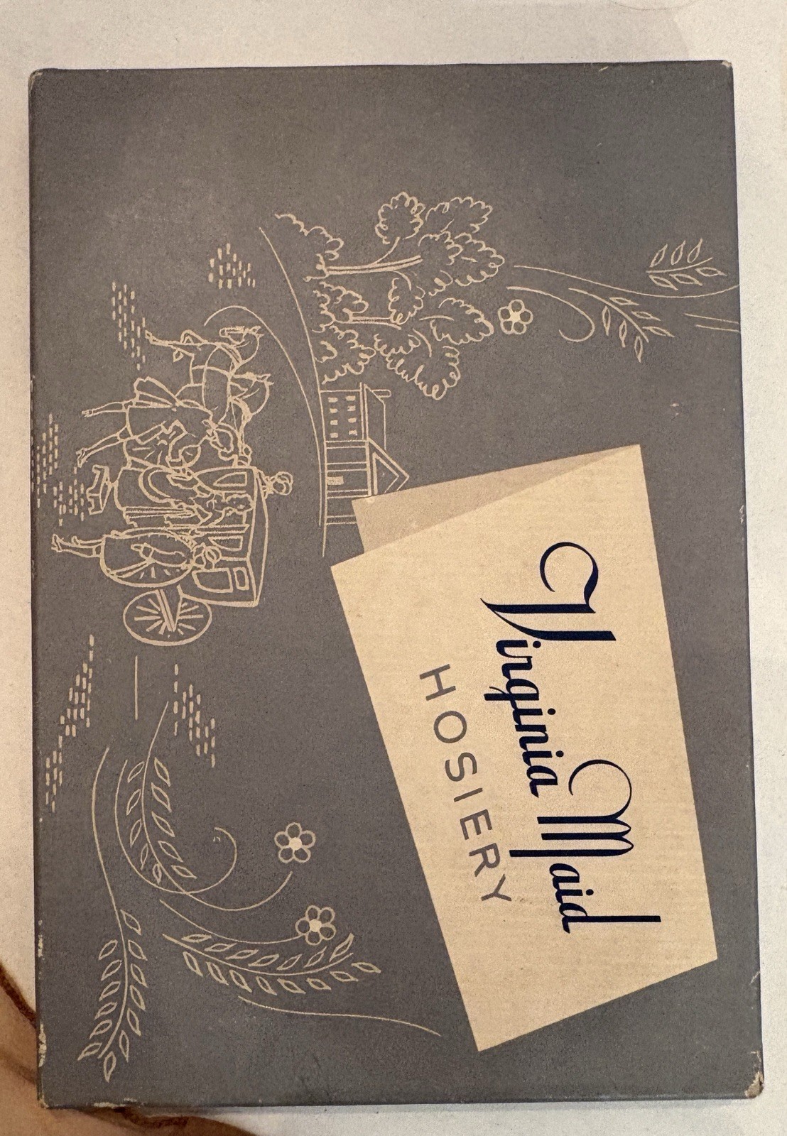 Vintage Virginia Maid Hosiery 10 1/2 Medium Daffodil Style 6015 Butterfly w/ Box