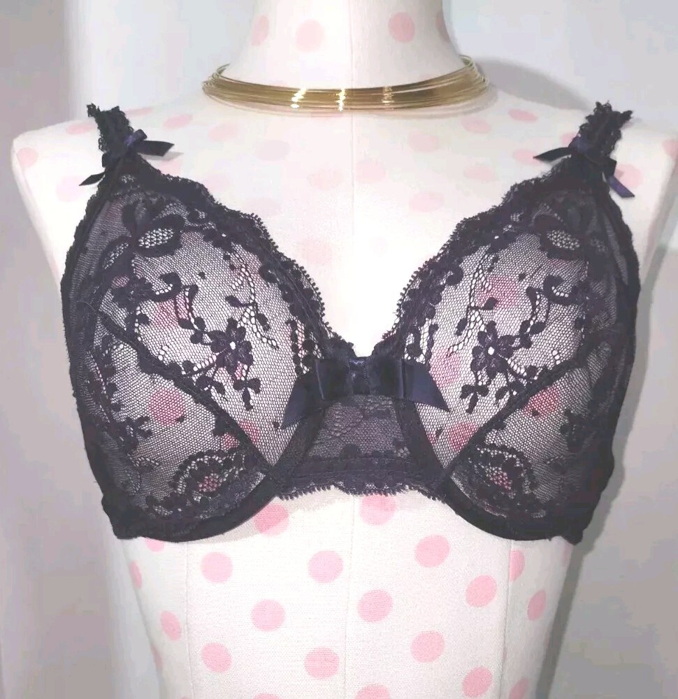 Vintage Victoria’s Secret Gold Label Bra 36C Made in USA- NWOT – PURPLE