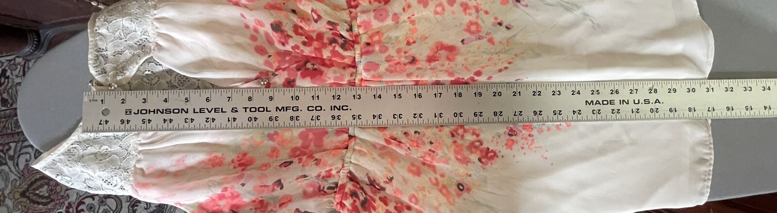Vtg Y2K 90s 00s Candies Dress Sz S or M Sheer Flowy Coquette Watercolor