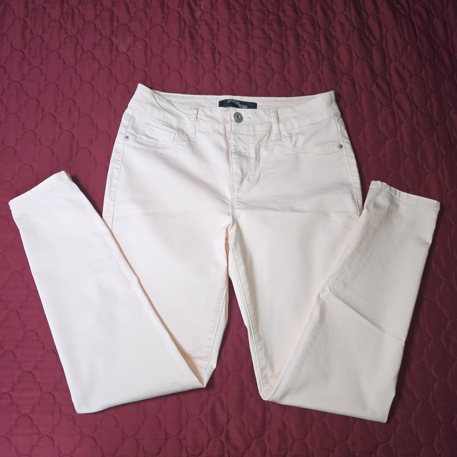 Stitch Star Light Pink Women’s Size 10 Skinny Jeans Ankle Vintage