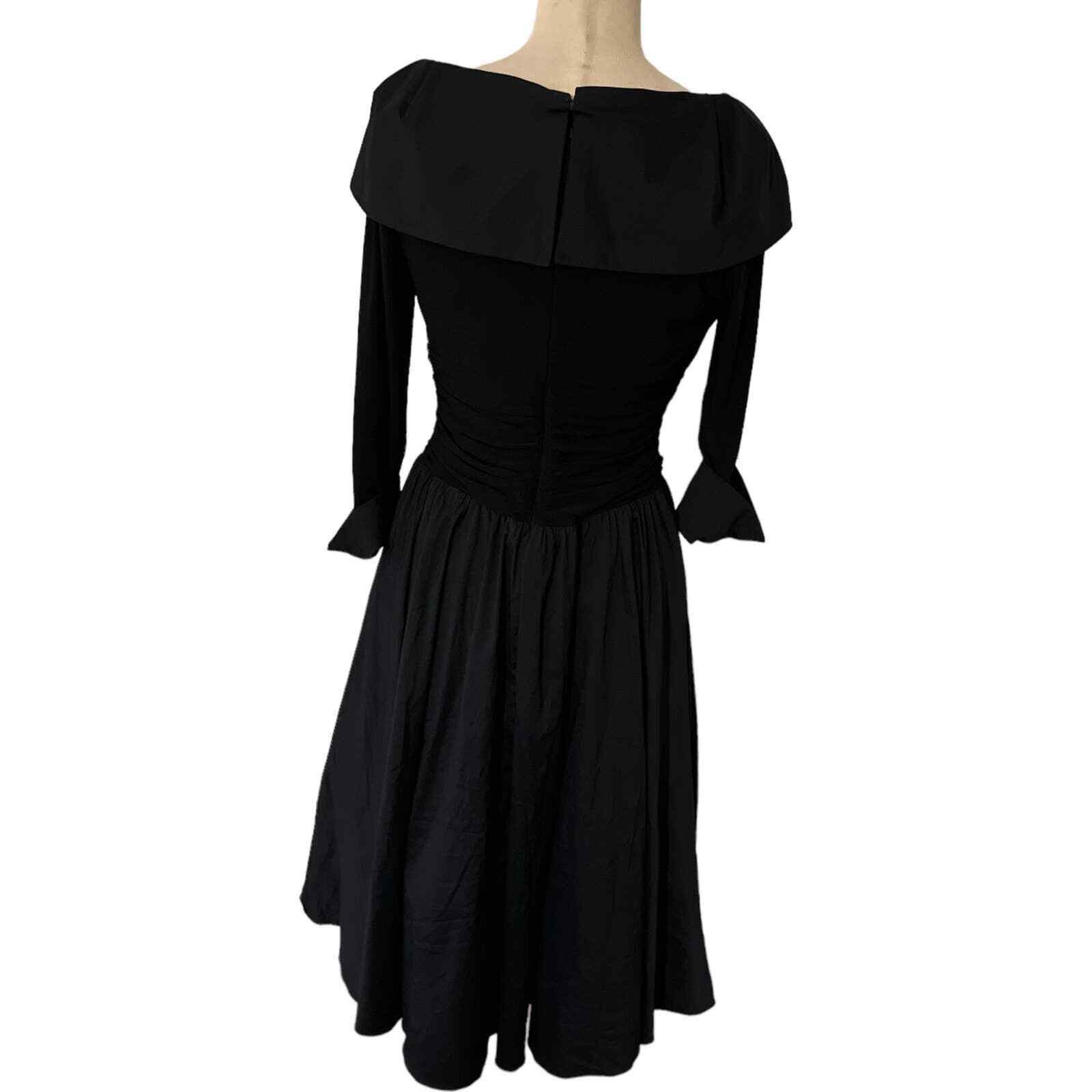 Vintage Joseph Ribkoff Retro 50s Midi Dress SZ 8