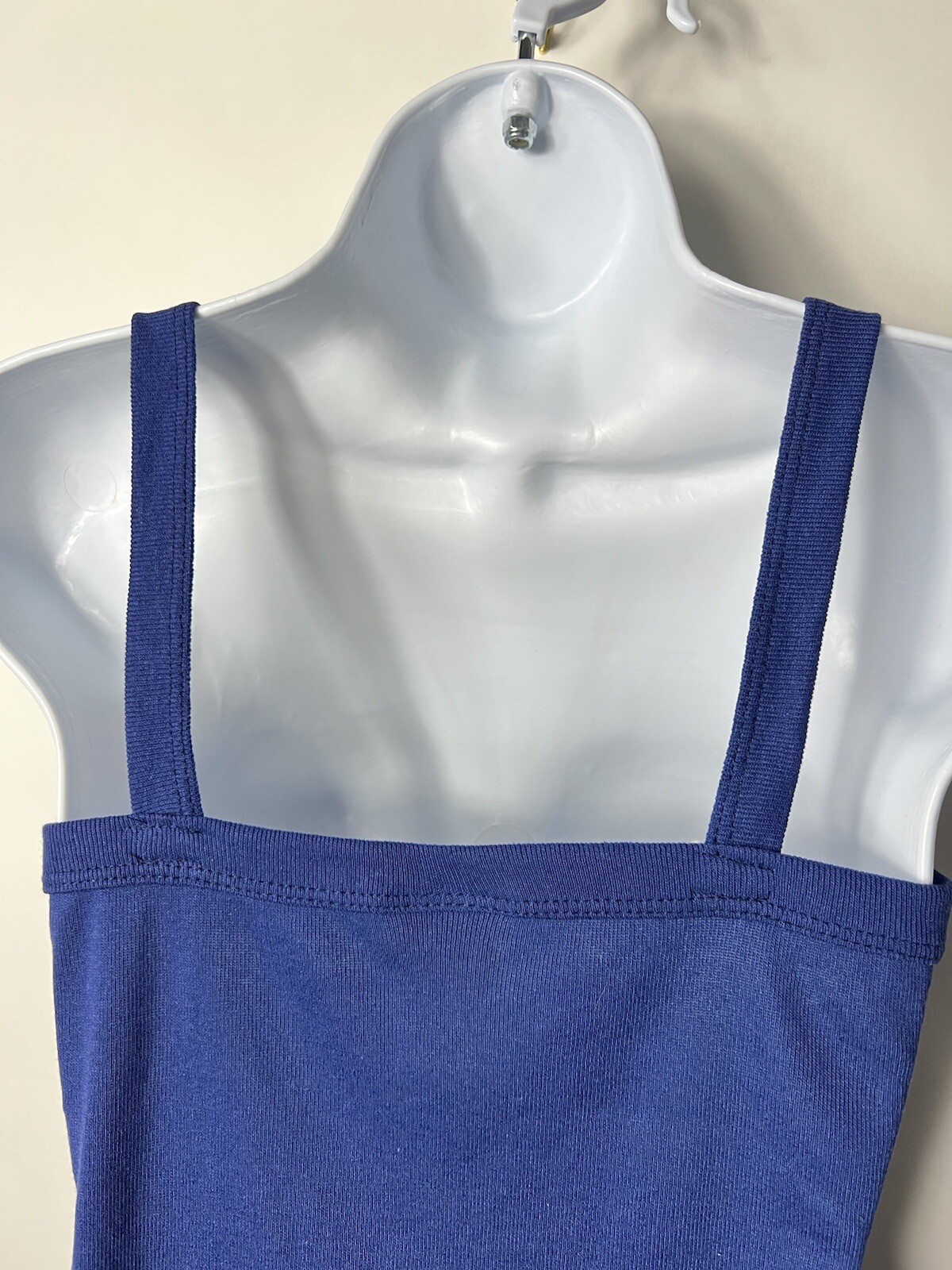 Vintage 90s Y2K Navy Blue Tank Top Delias Alloy Skate Surf 100% Cotton Grunge