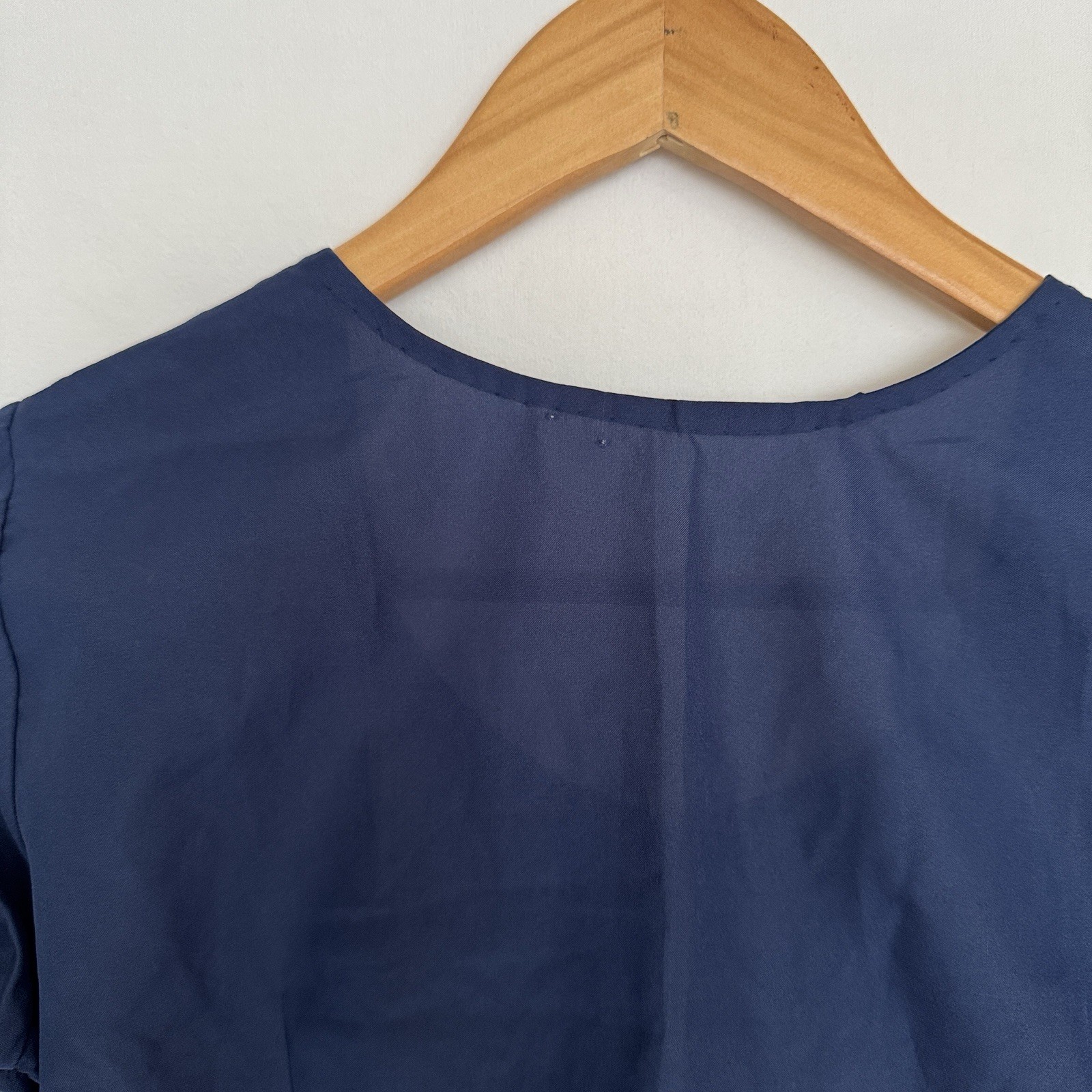 Vintage 60s/70s Bolero Top Navy Blue Women’s Fitted Crop Top Xs-S