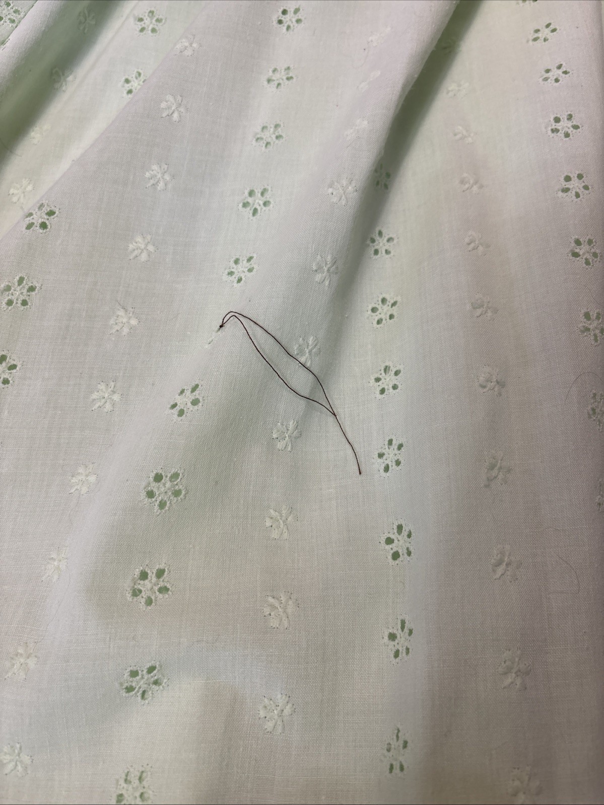VTG Hoop Skirt Mint Green Taffeta Prairie Ruffle Romantic Party Prom Dress XL