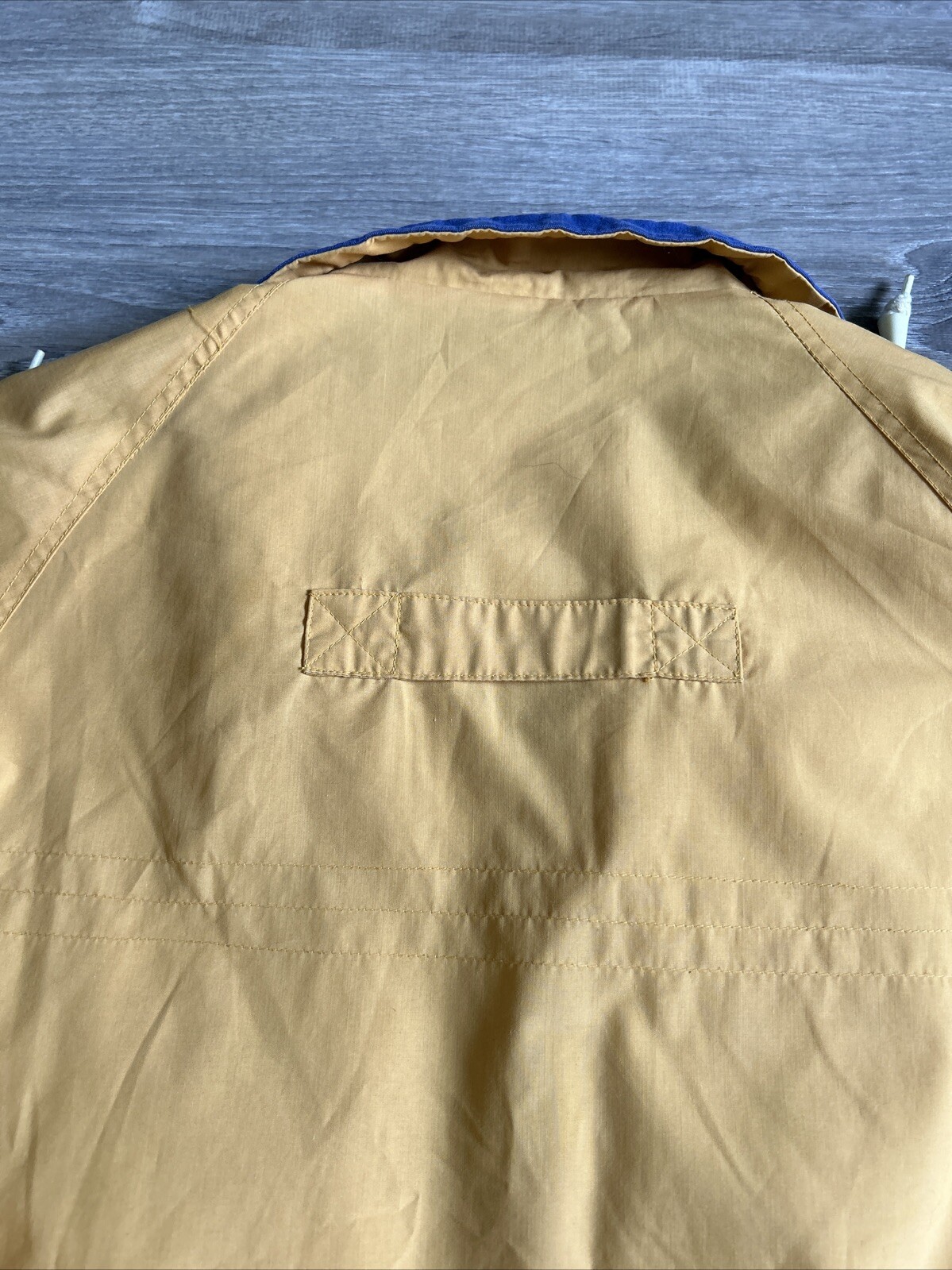 VTG ~ 1980s ~ McGregor Anti-Breeze Yellow & Blue Bomber Style Windbreaker Sz. S