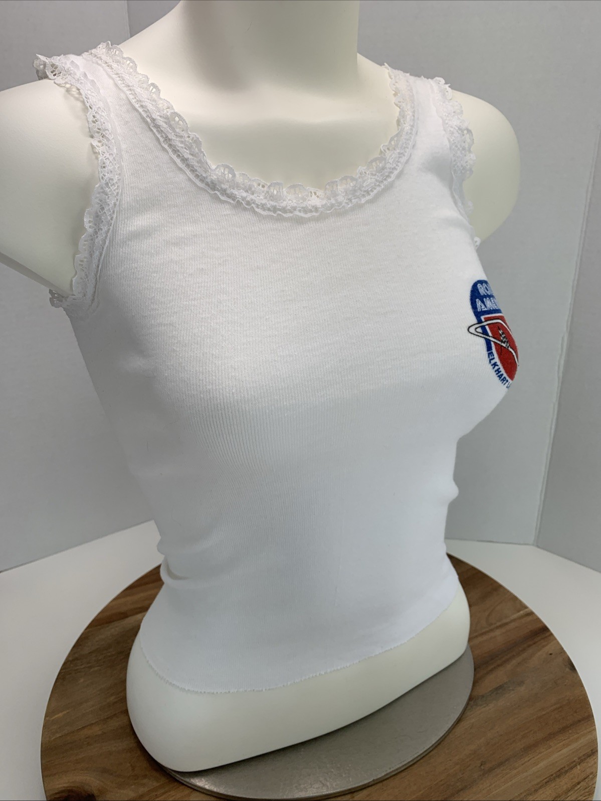 Vintage Road America Tank Top Women sz. S ~ Screen Stars Early 1980’s