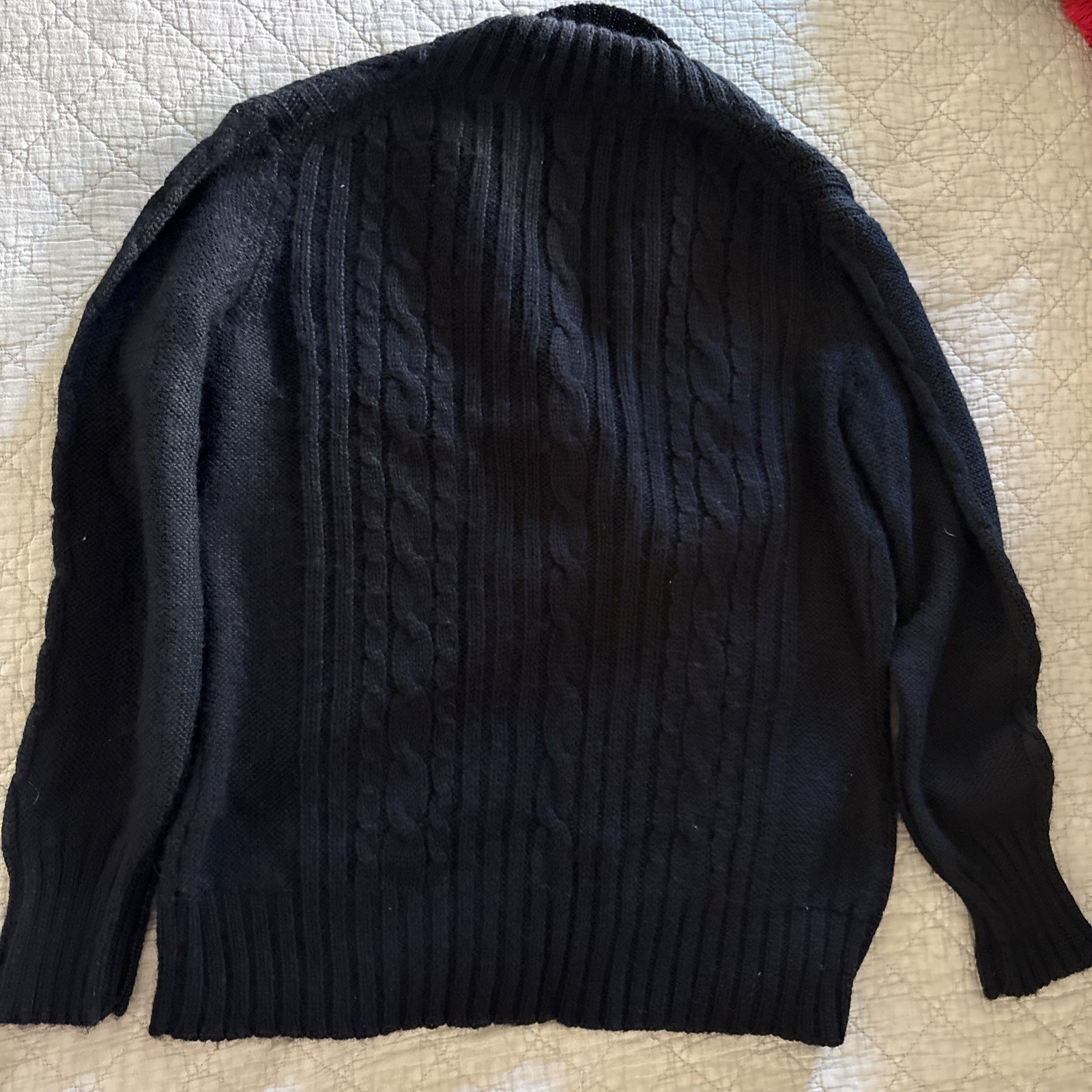 Vintage 70s Cambridge Dry Goods Roll Collar Sweater XL Wool Blend Lagenlook