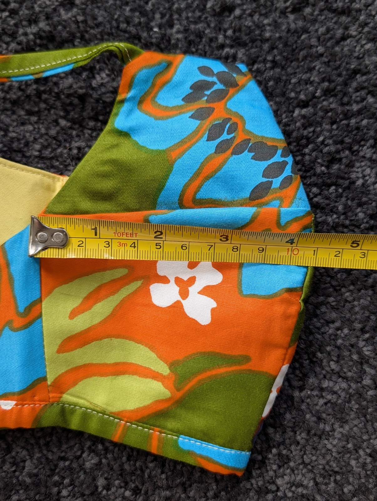 Vtg 60s Hawaiian Fashions by Zacuto Bamboo Fashion Shop Bikini NOS Exotic Print