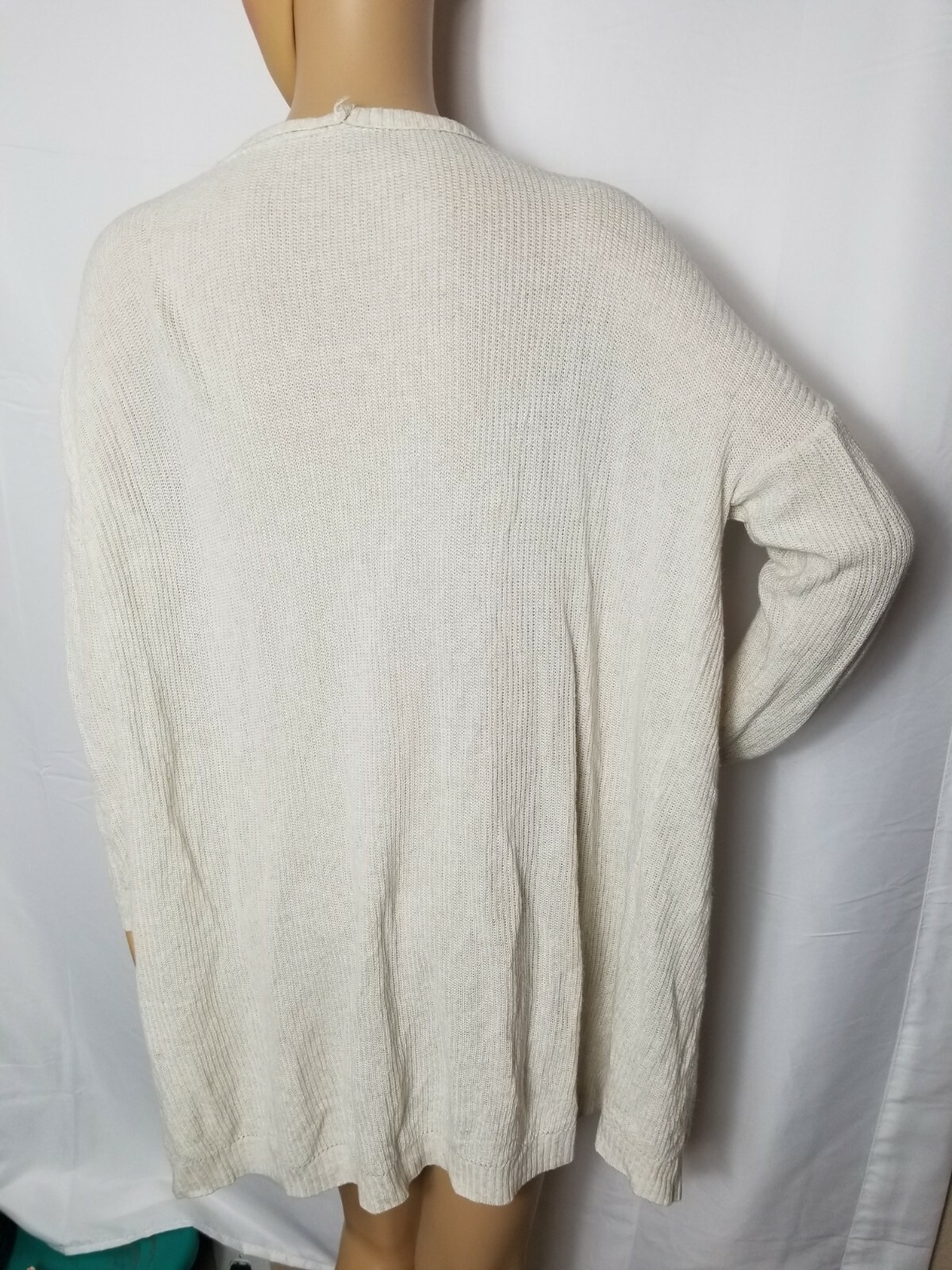 Vintage Charlotte Russe Cardigan Shawl Made in USA Lightweight Sweater Small Y2K