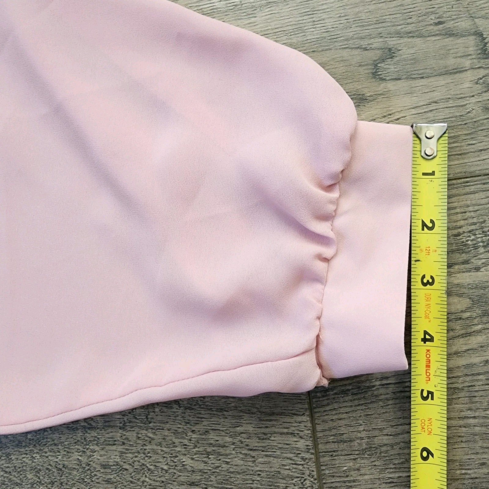 Vintage Willi of California Womens Dress Pink Size 12 Sheer USA Button Front