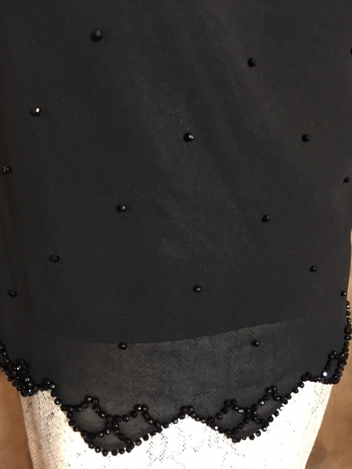 Betsy Lauren Beaded Evening Top 8