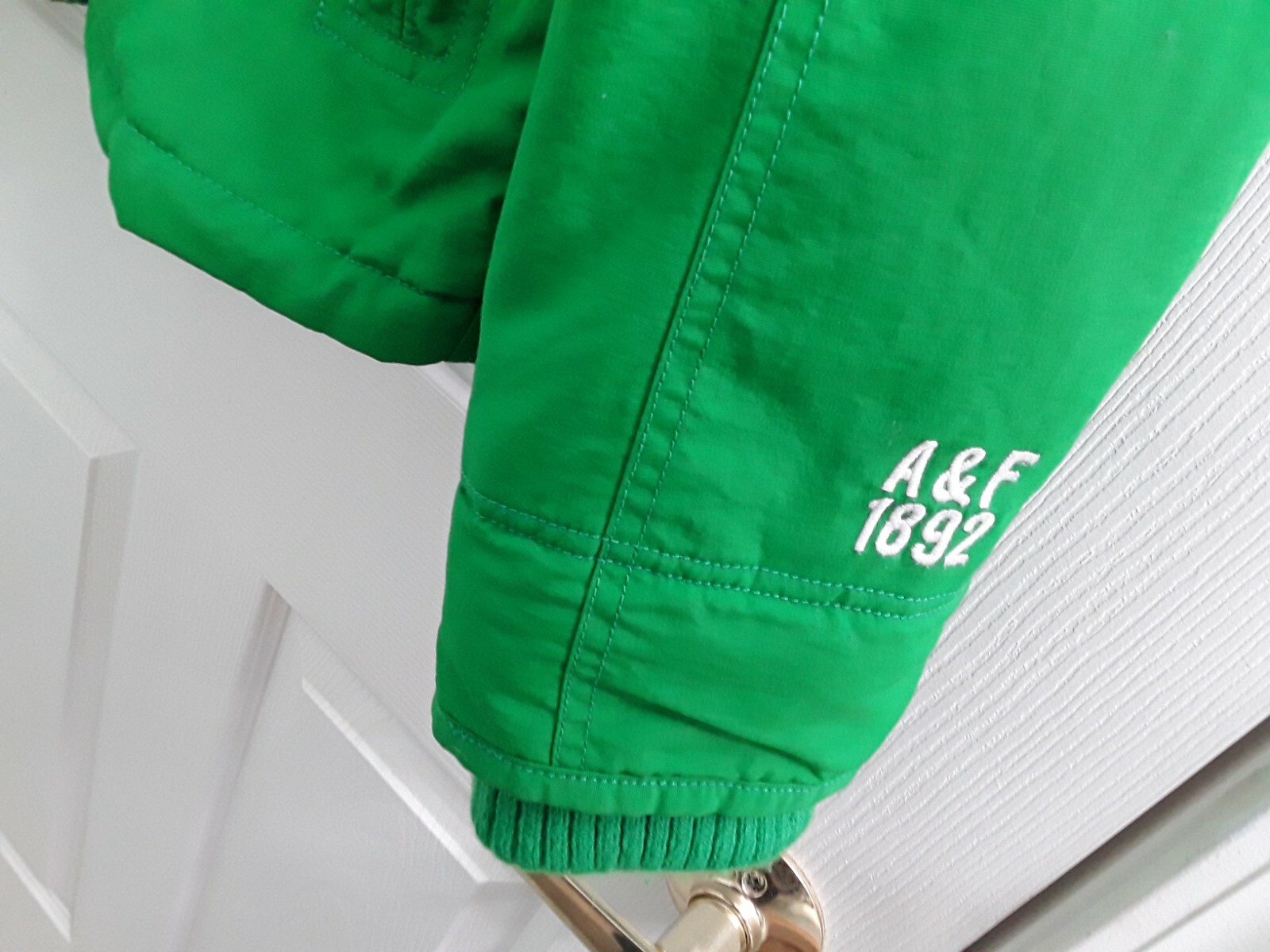 Vintage Abercromie & Fitch AF Green Hooded Coat Women’s Size XS-S