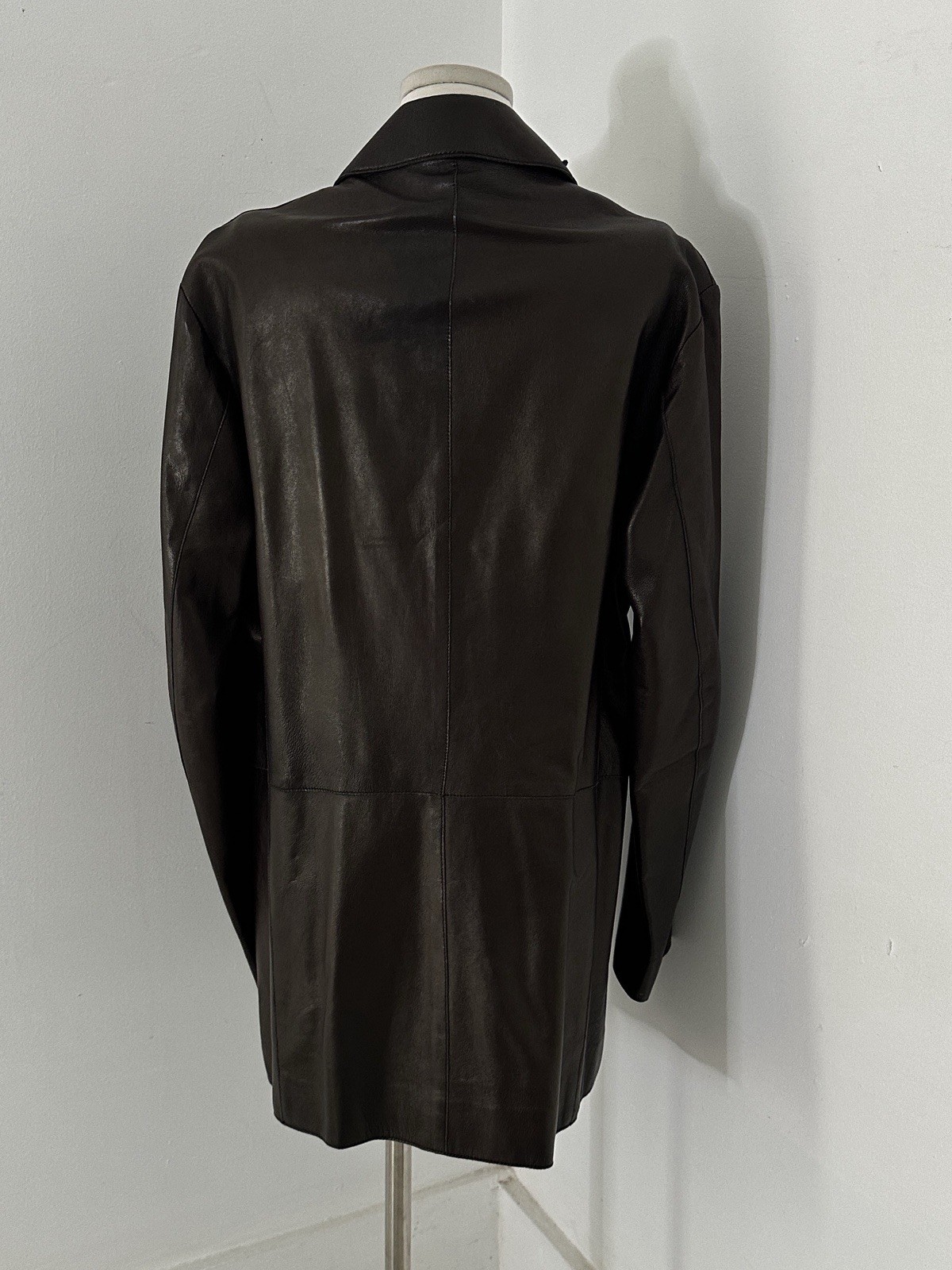 Vintage NYC Leather Shop Leather Blazer Jacket Lamb Skin