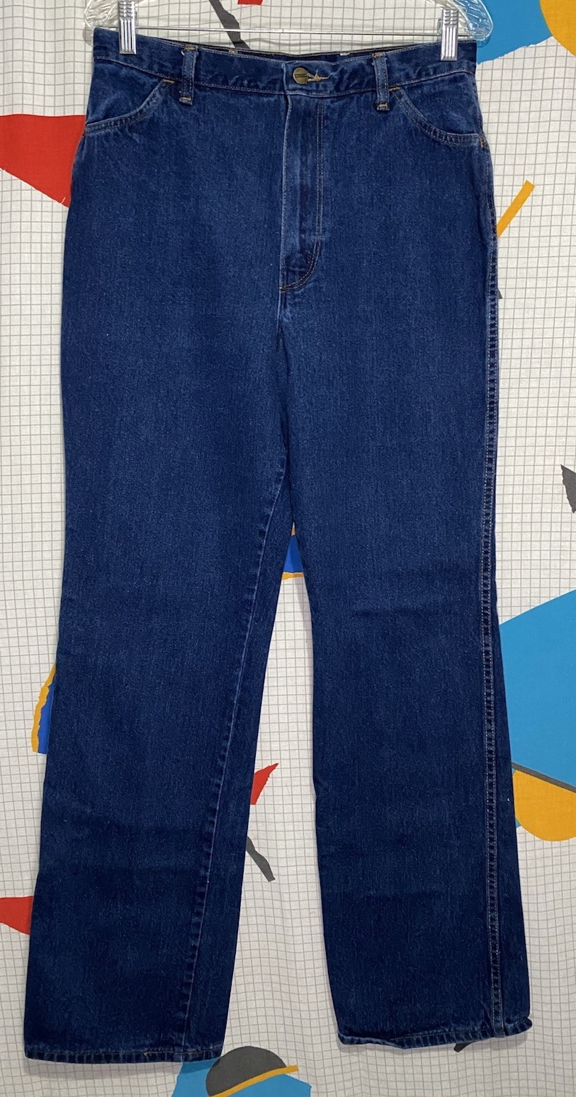 Vintage 70s Rustler Jeans Flare 16 31×33 Talon Bootcut Western Hippie Boho