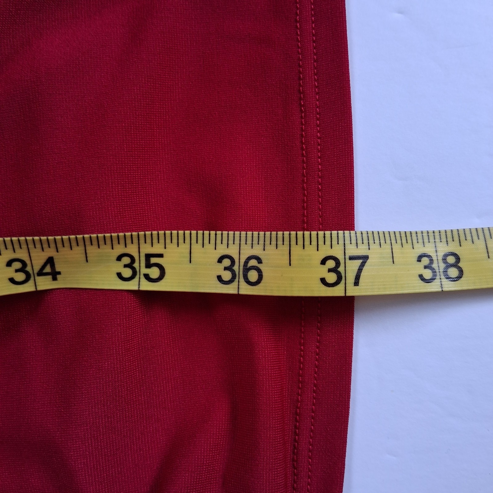 Vintage Y2K Frederick’s Hollywood Red Halter Dress Open Back Clubwear Glam L USA