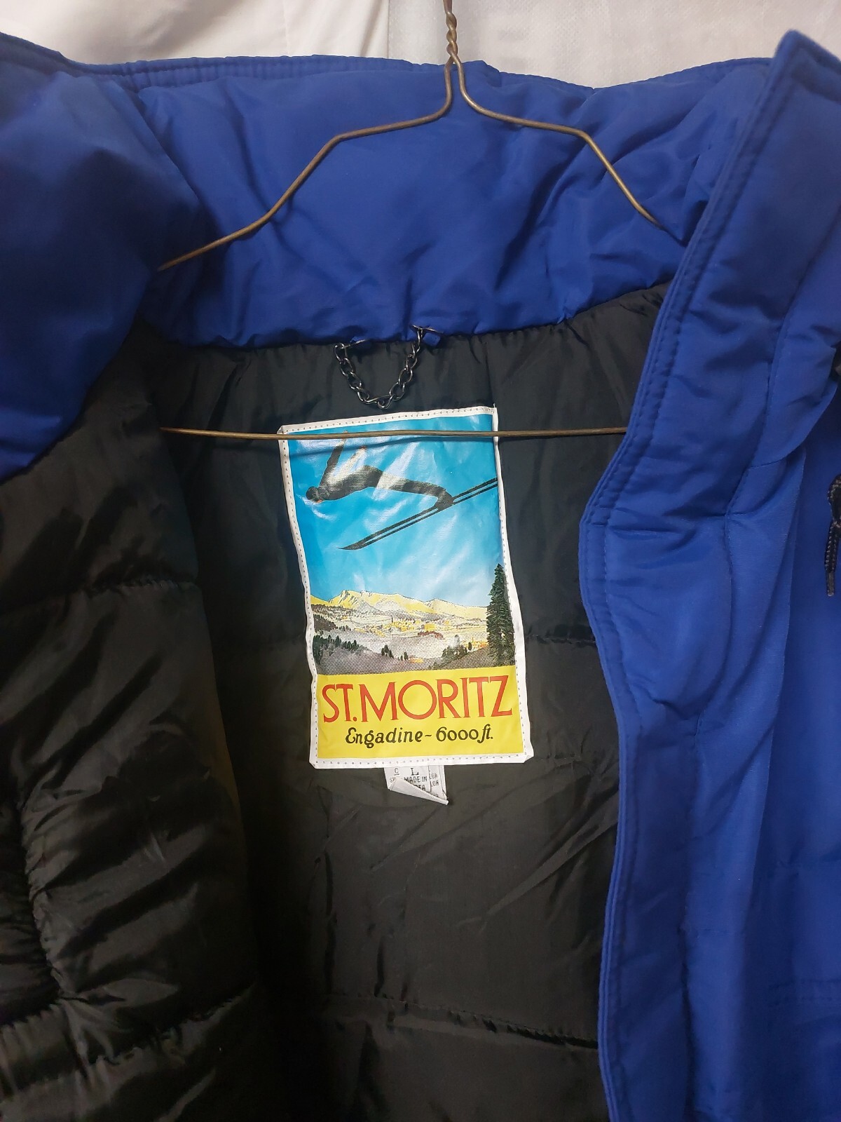 Vintage St. Moritz Coat Jacket Engadine-6000 ft Ski-Wear Snow.