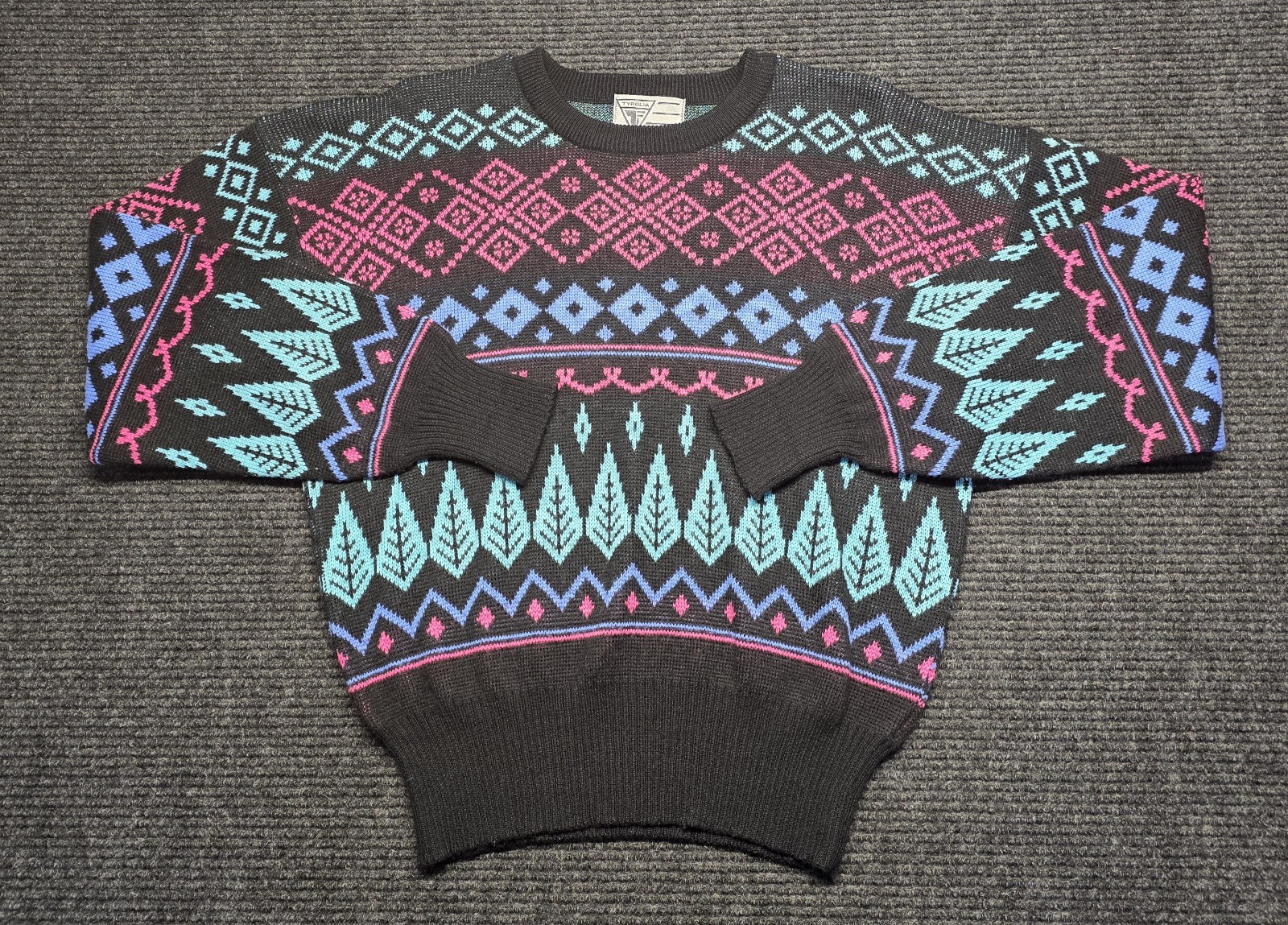 Vintage Tyrolia By HEAD Abstract 1980s Sweatshirt Women’s Large A041