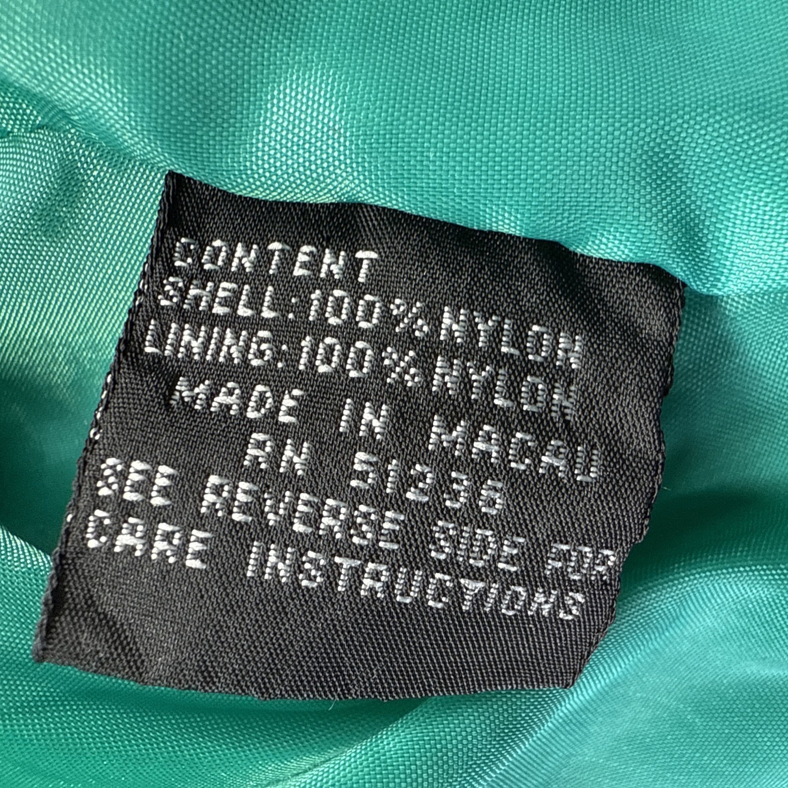 Vintage Andy Johns 90s Jacket Size M Nylon Colorblock Anorak Green Purple Y2K