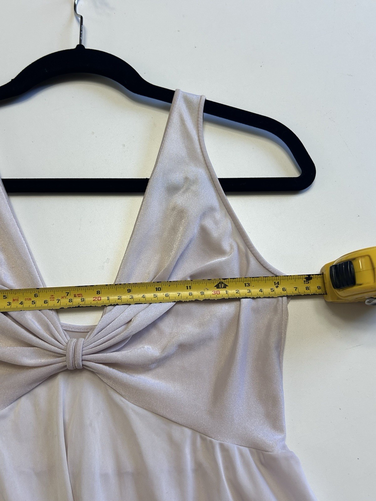 Vintage Olga BodySilk L Nightgown 9286 Nylon Pale Pink Twist Tie Not Bodice