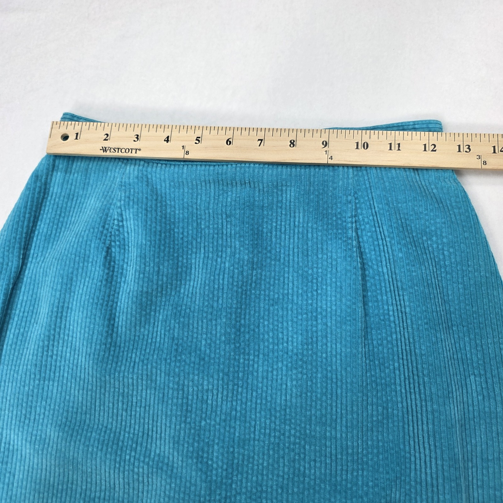 Vintage Perspective Skirt Made In Japan Sz 5 Pink Corduroy Midi A-Line READ!