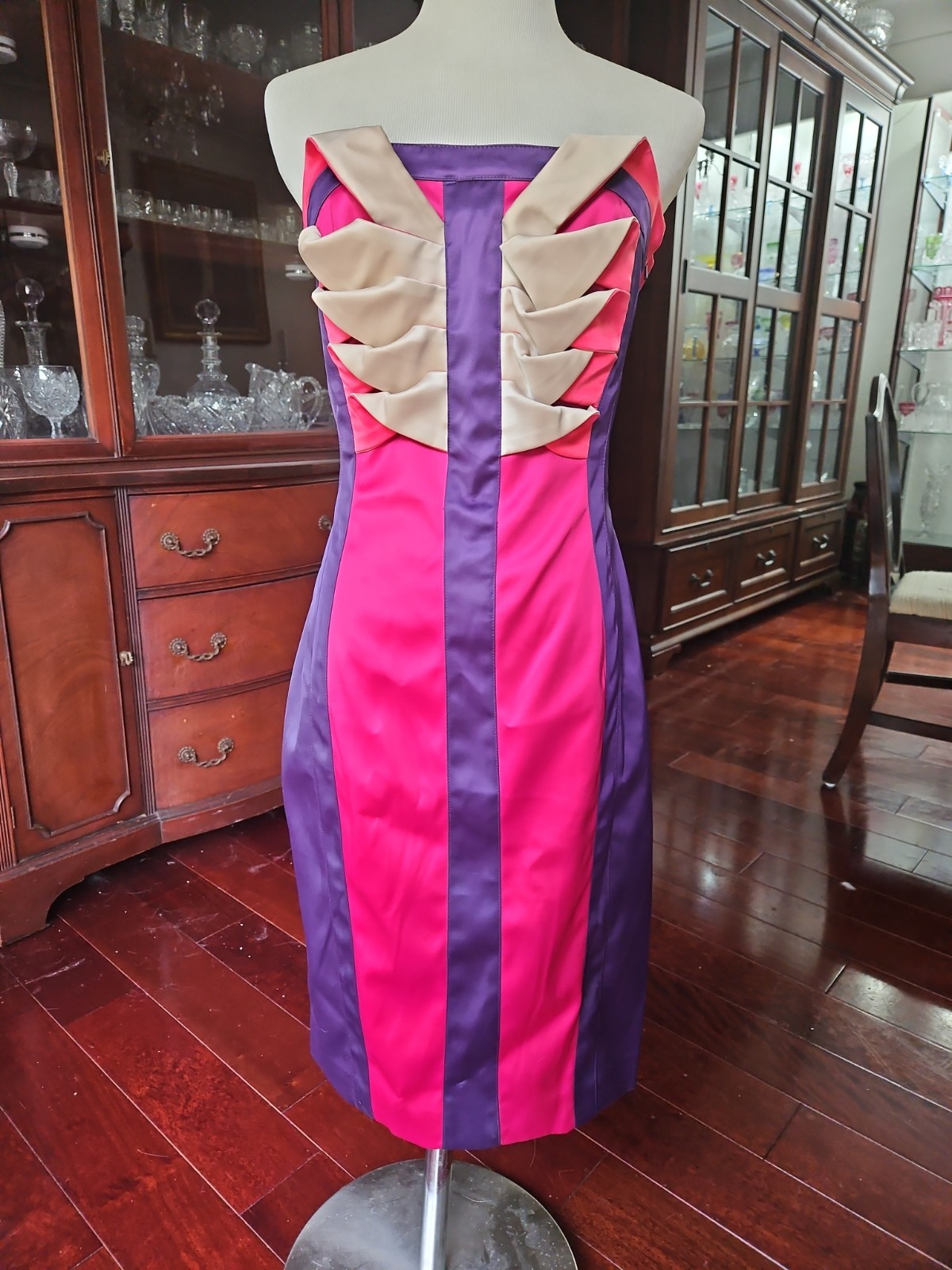 Rare Vtg NWT’s Corset Dress wiggle strapless & straps Karen Millen UK 10 / USA 6