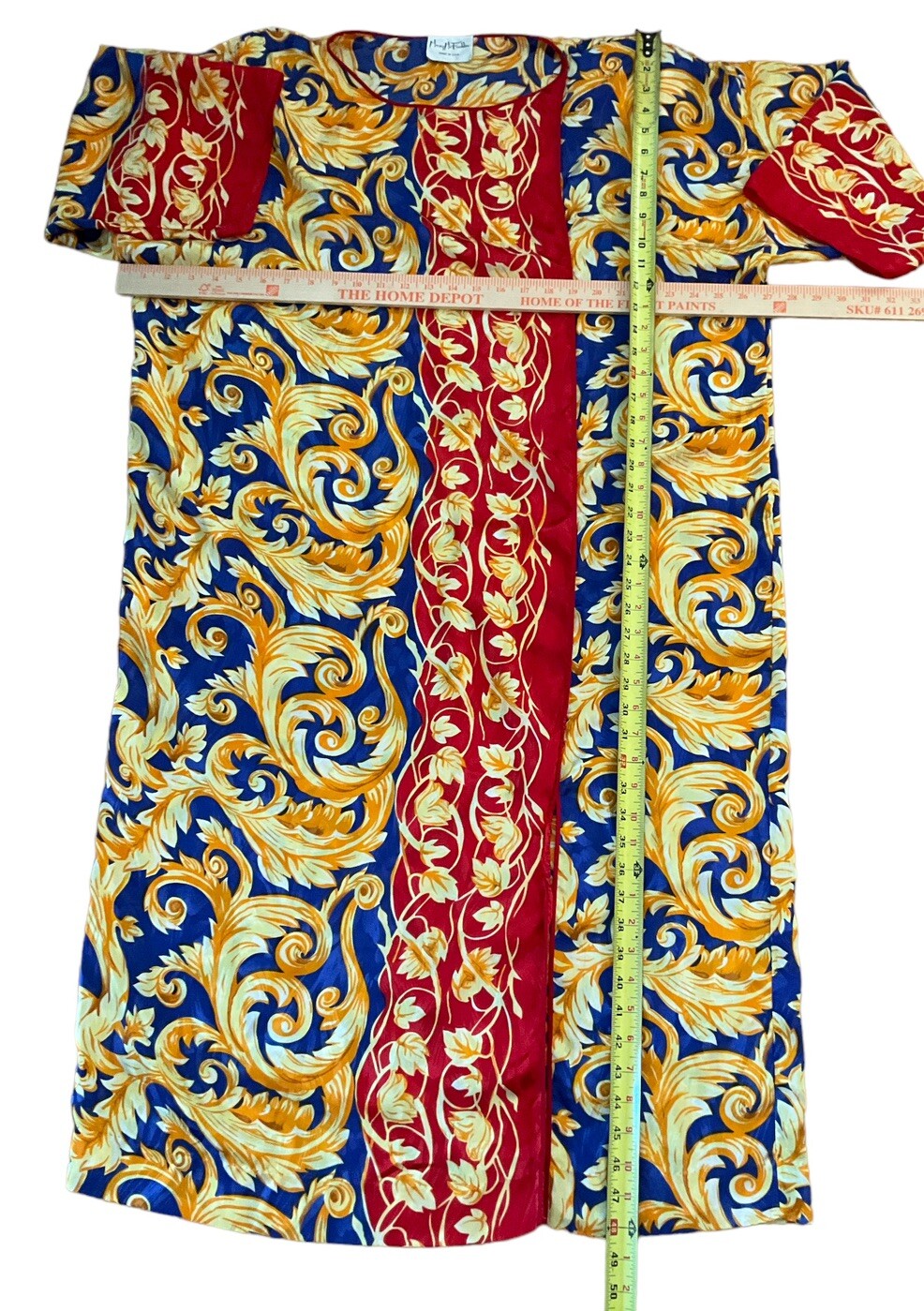 MARY MAFADDEN Vintage 80s ONE SIZE Hostess Gown Kaftan Muumuu Loungewear
