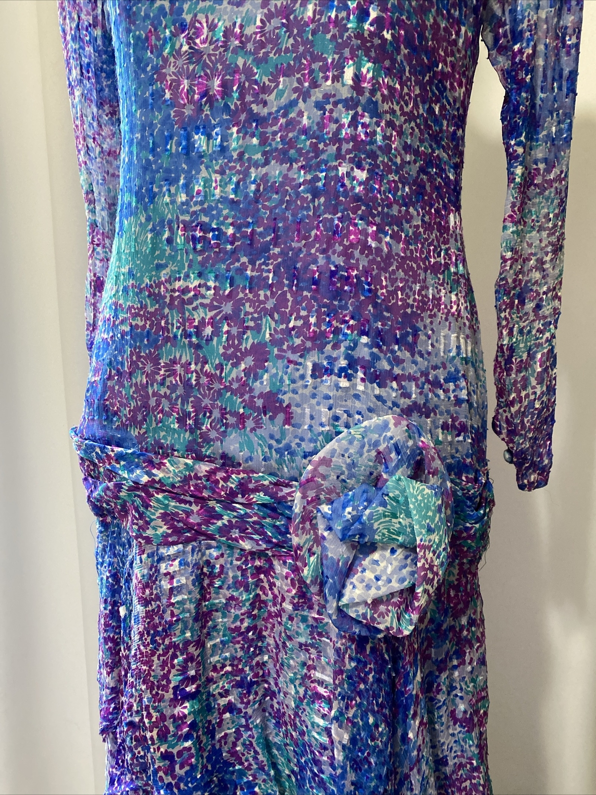 TALLY BOUTIQUE New York Designer Vintage 80’s 2 Layer Slip Dress SZ 8 Retro