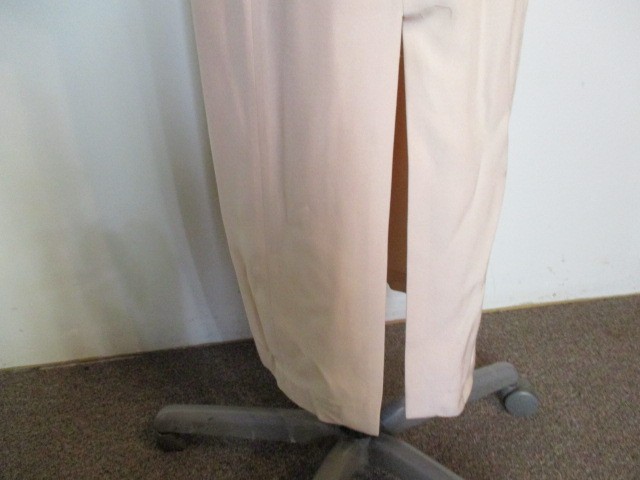 VTG Spencer Jeremy 2 pc Tuxedo Blazer & Maxi Dress Set in Blush Pink 12